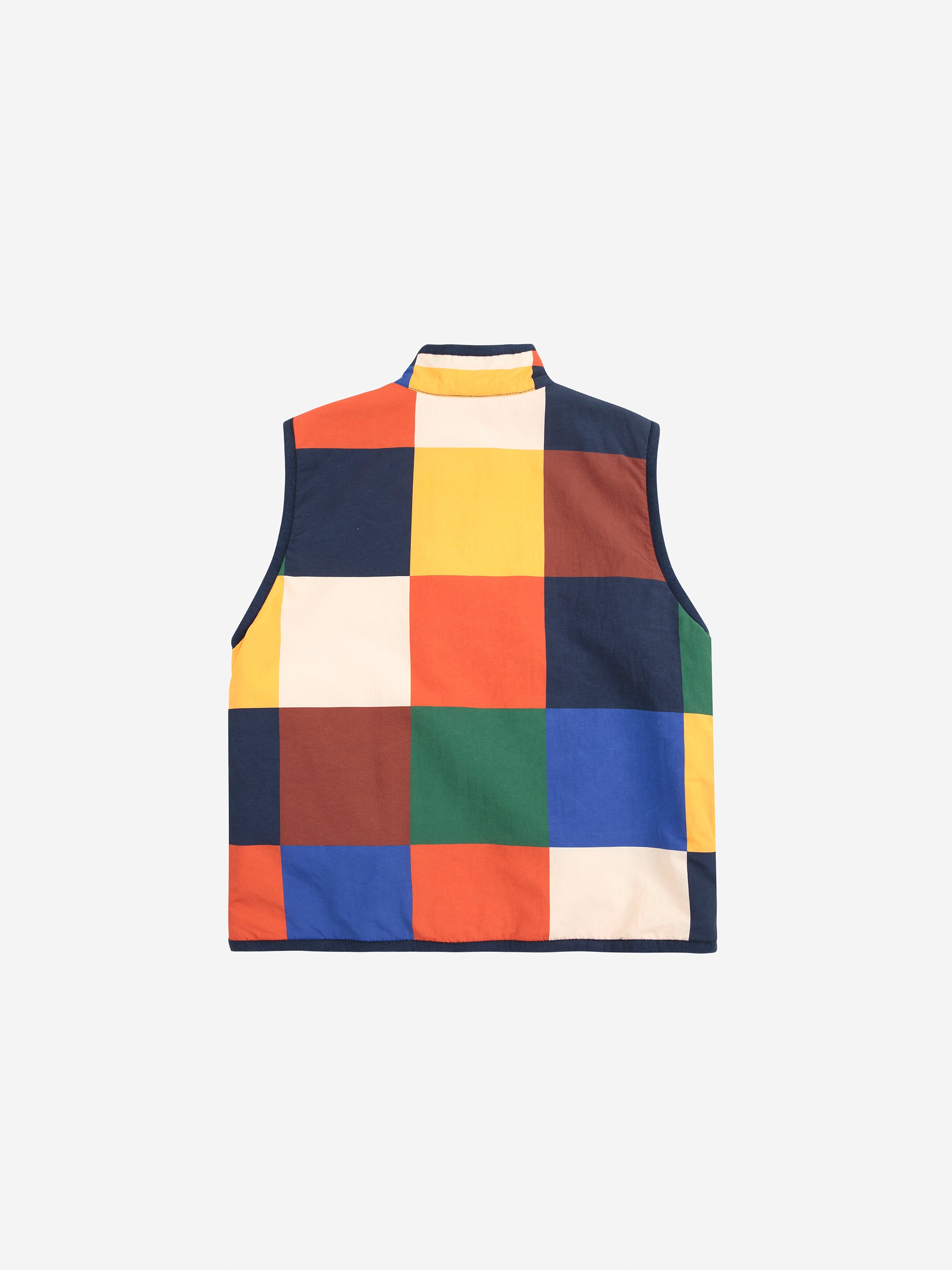 Multicolor Tiles reversible vest - BIG & BELG