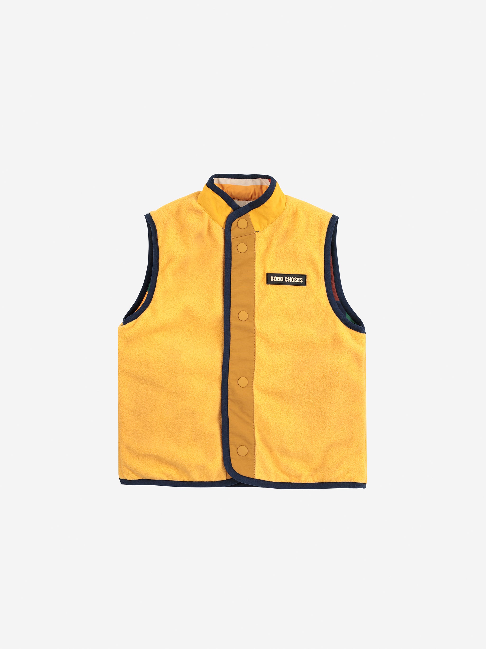 Multicolor Tiles reversible vest - BIG & BELG