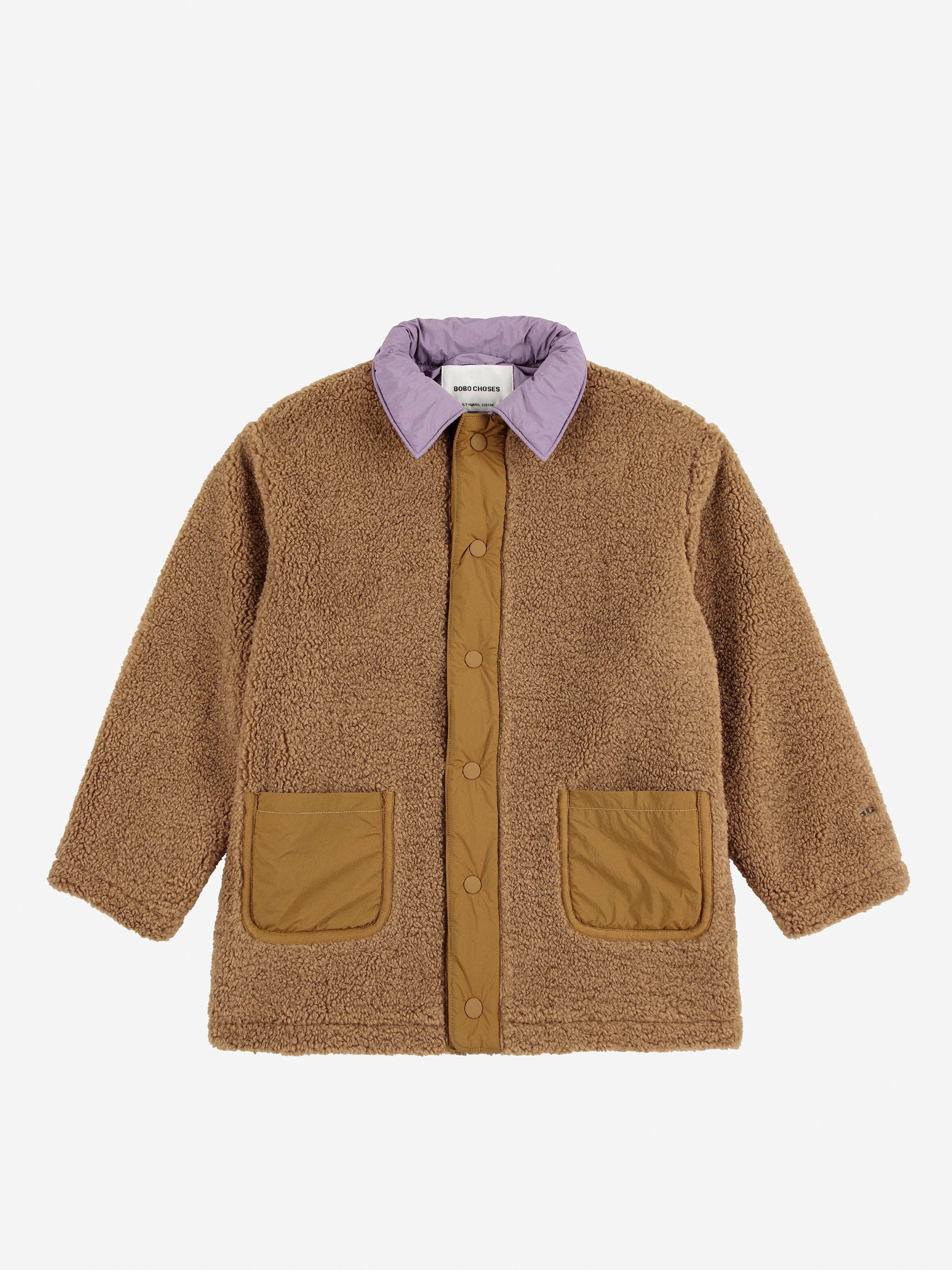 Bobo Choses sheepskin coat - BIG & BELG