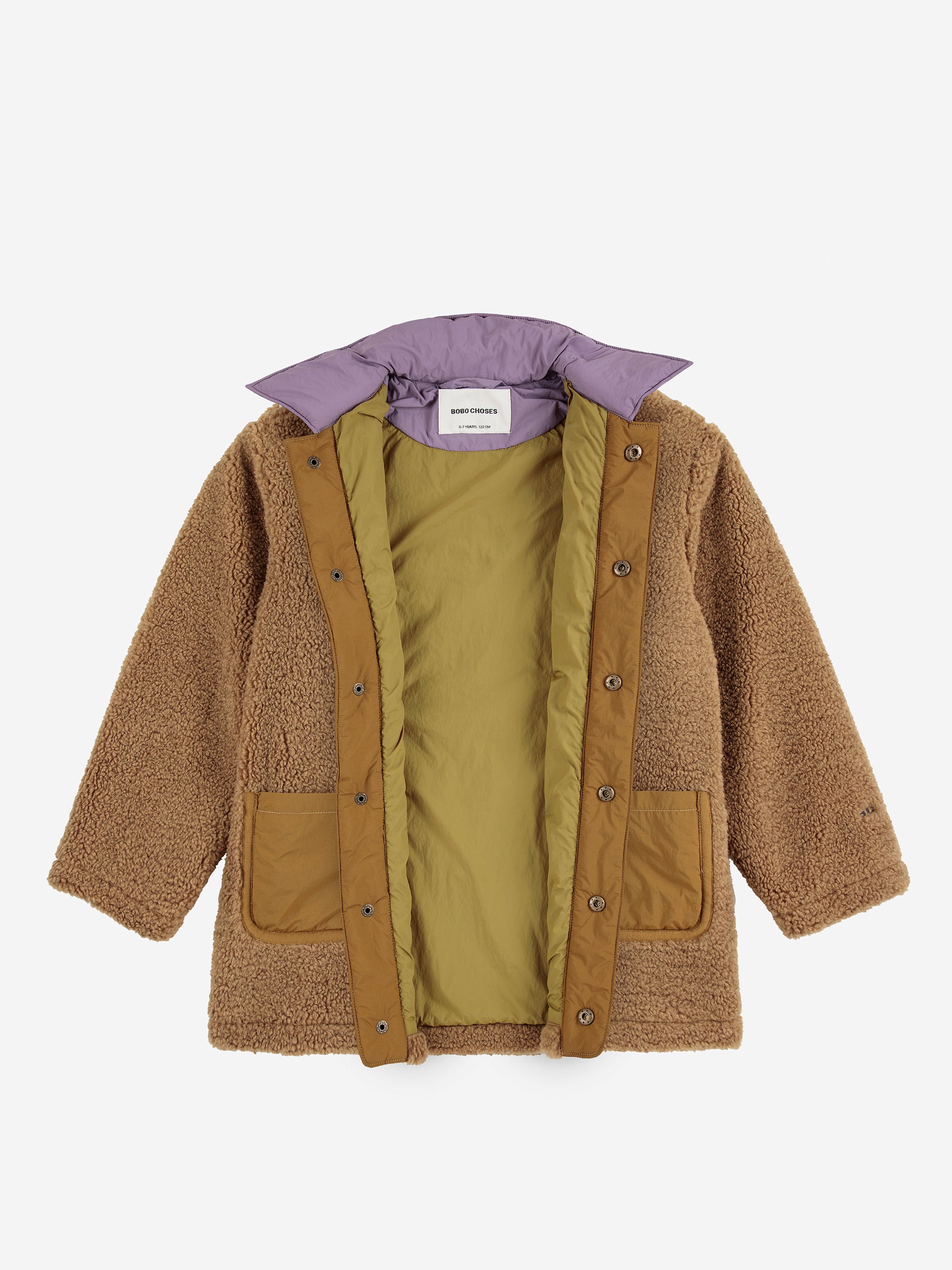 Bobo Choses sheepskin coat - BIG & BELG