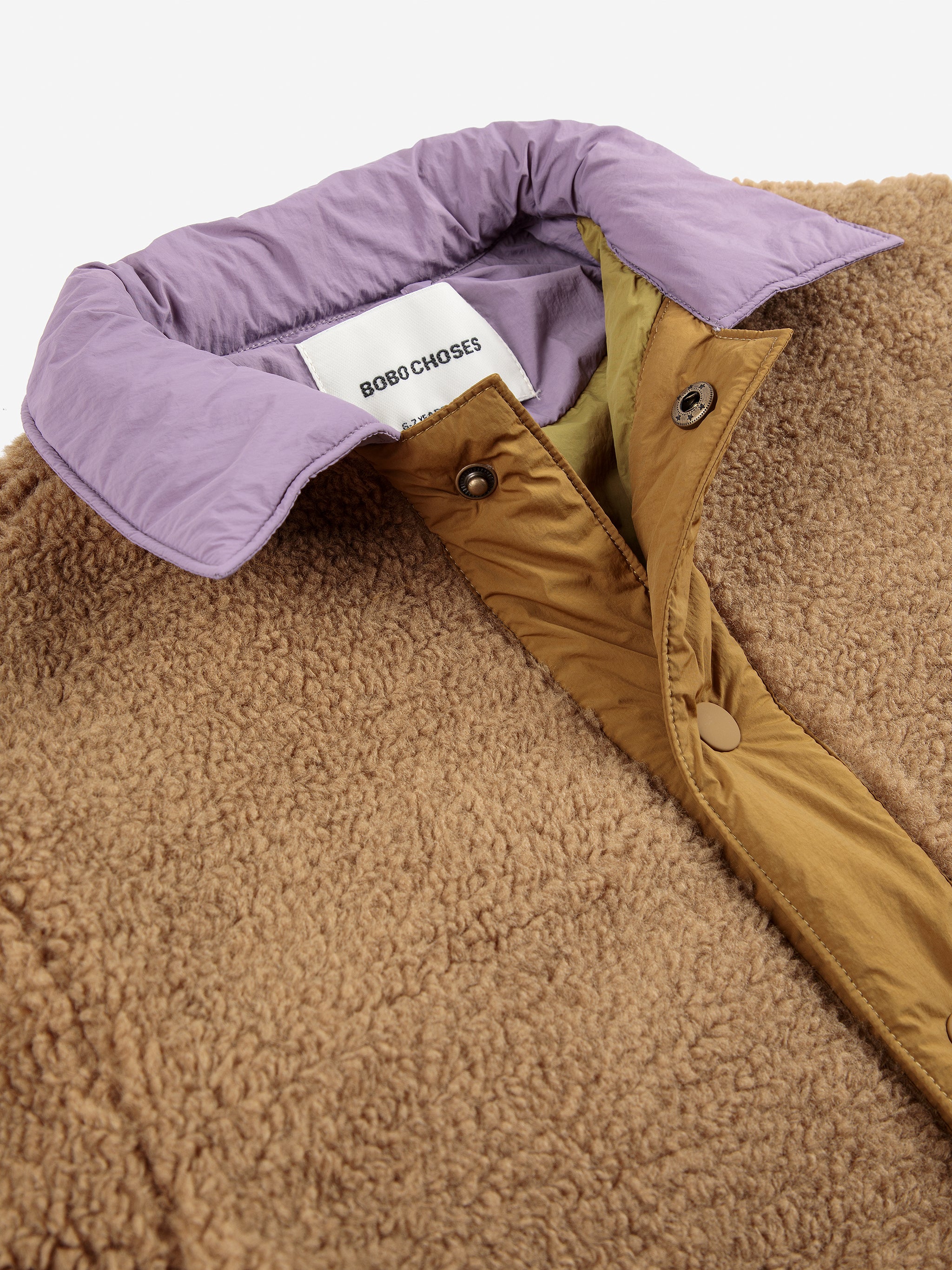 Bobo Choses sheepskin coat - BIG & BELG