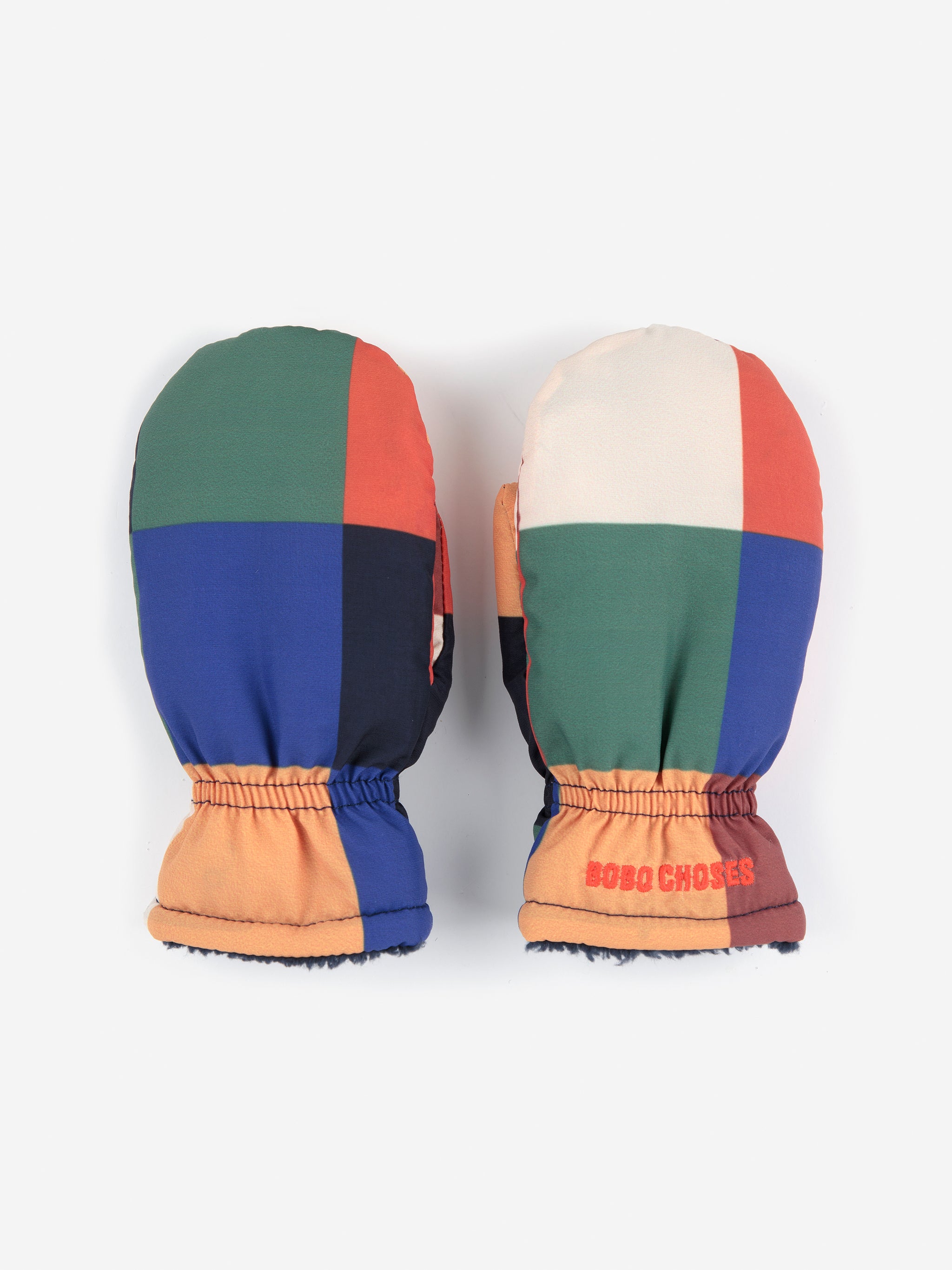 Multicolor Tiles mittens - BIG & BELG