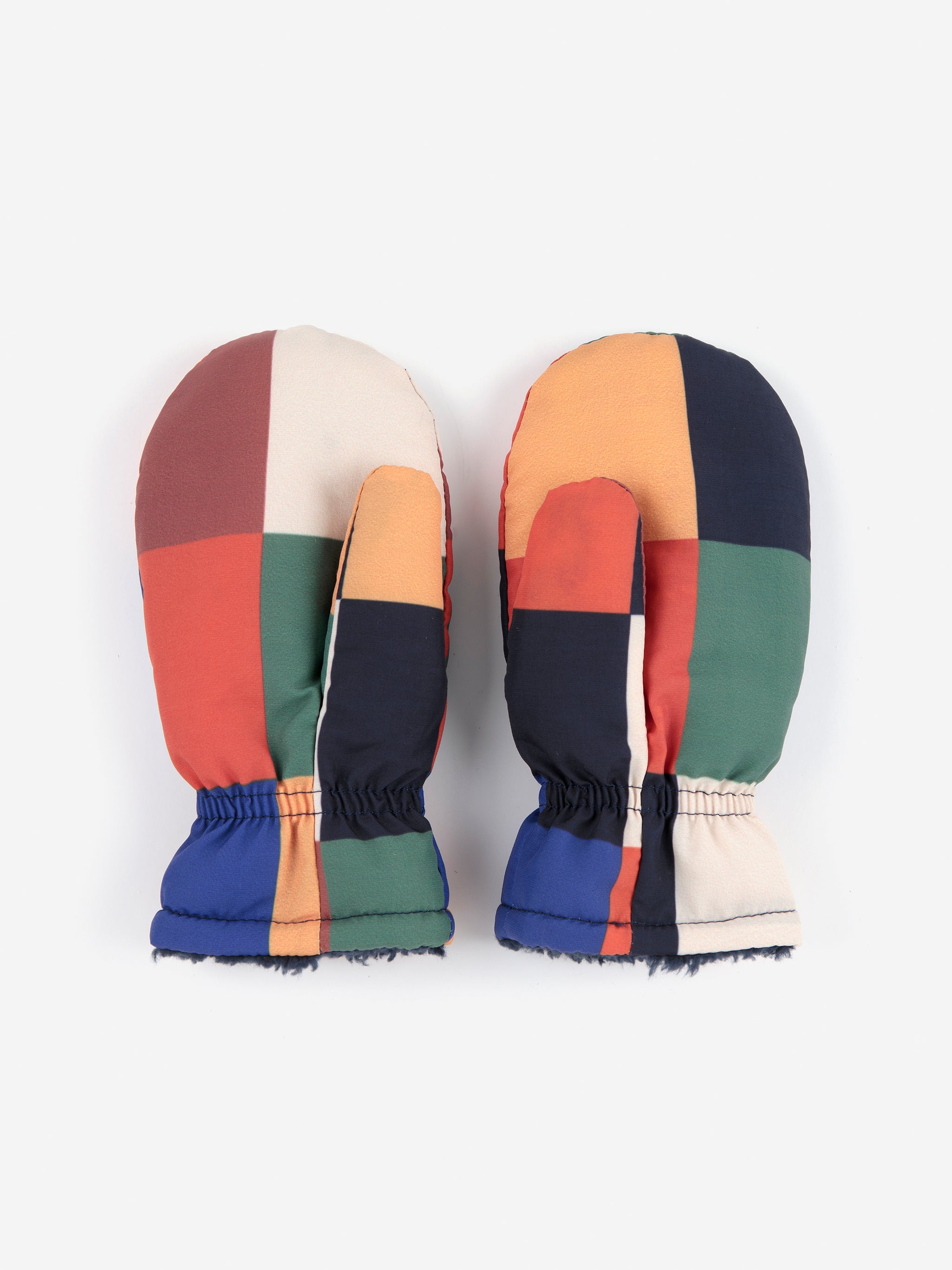Multicolor Tiles mittens - BIG & BELG