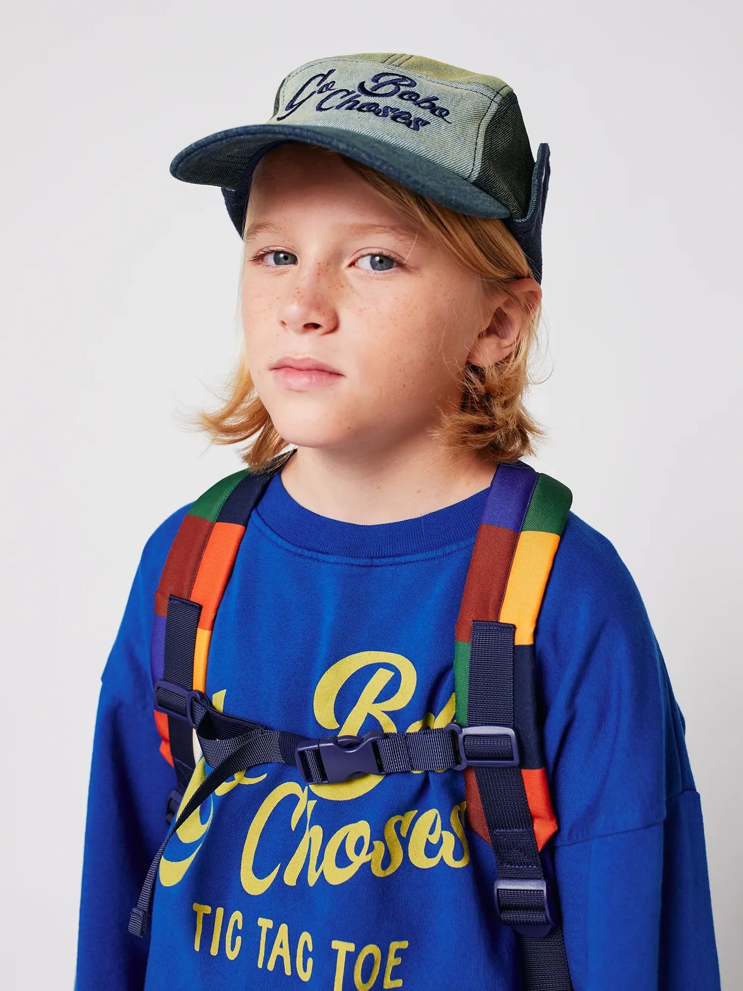 Multicolor Tiles school bag - BIG & BELG