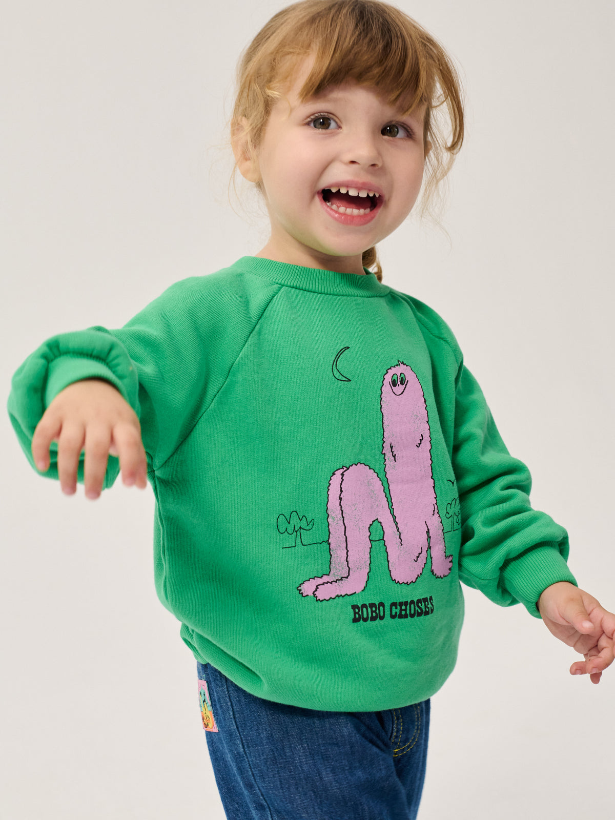 Long Pinky Puff sweatshirt