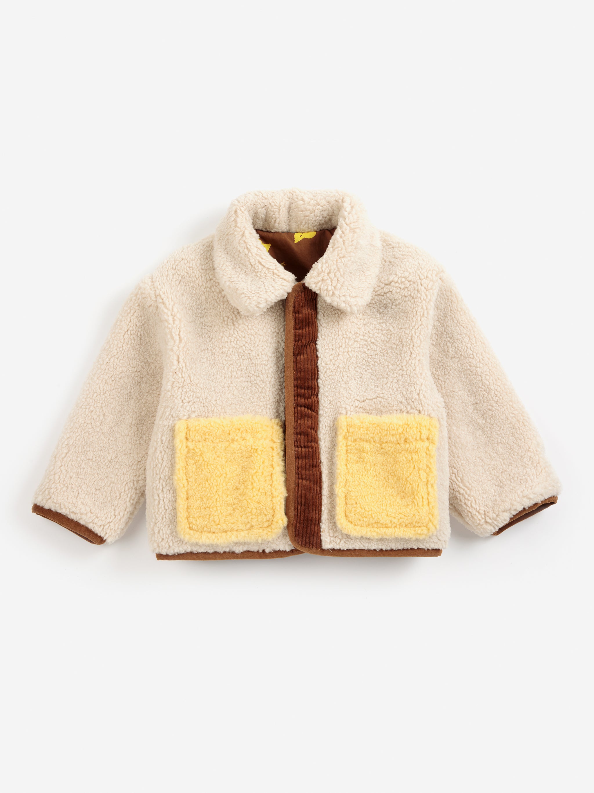 Pixel Abduction sheepskin reversible jacket