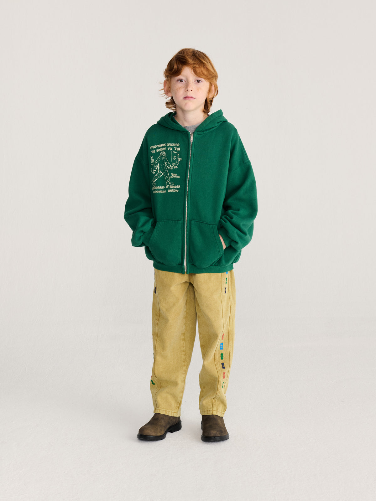 Mr. Footish zipped hoodie