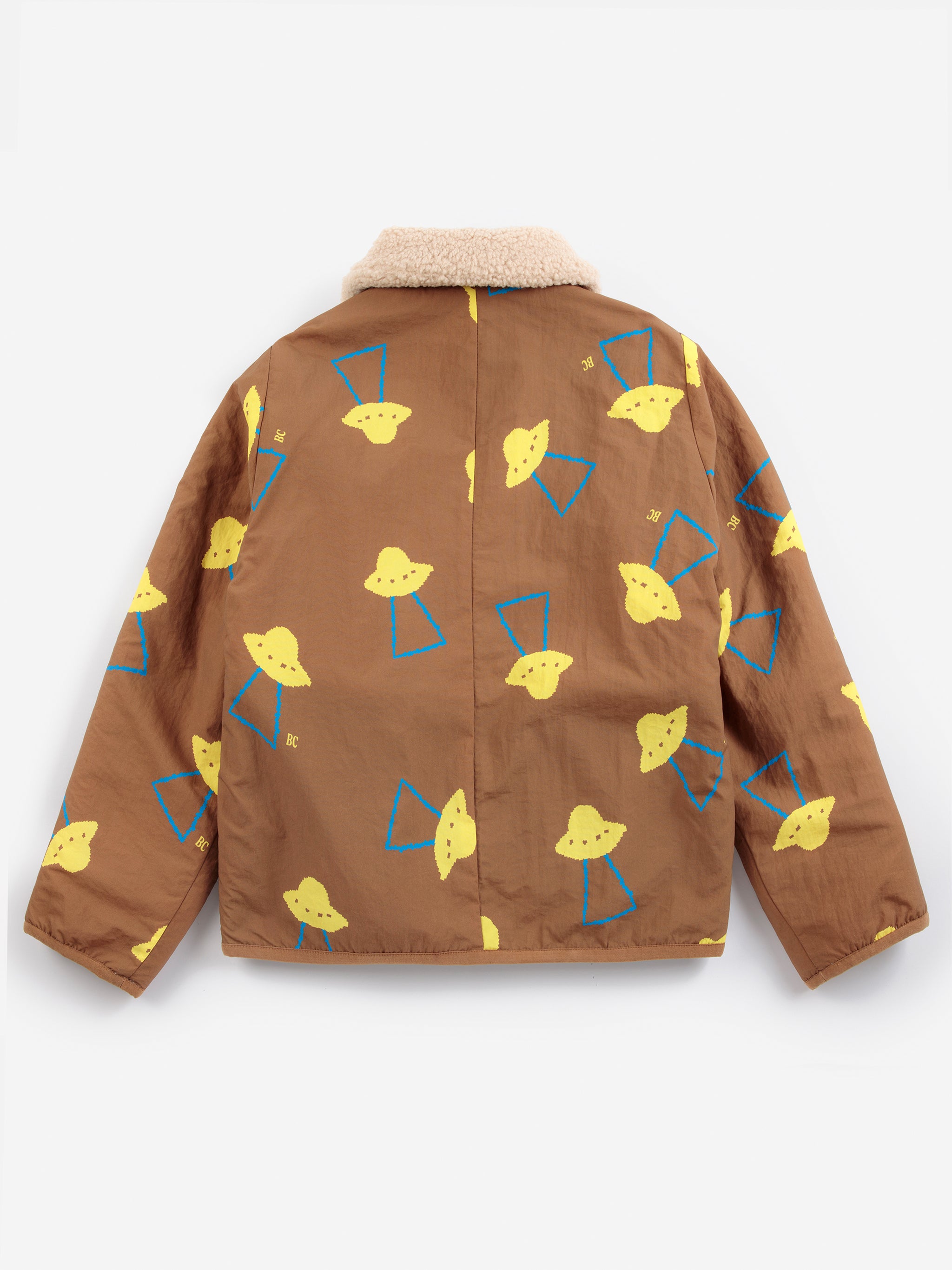 Pixel Abduction all over reversible jacket
