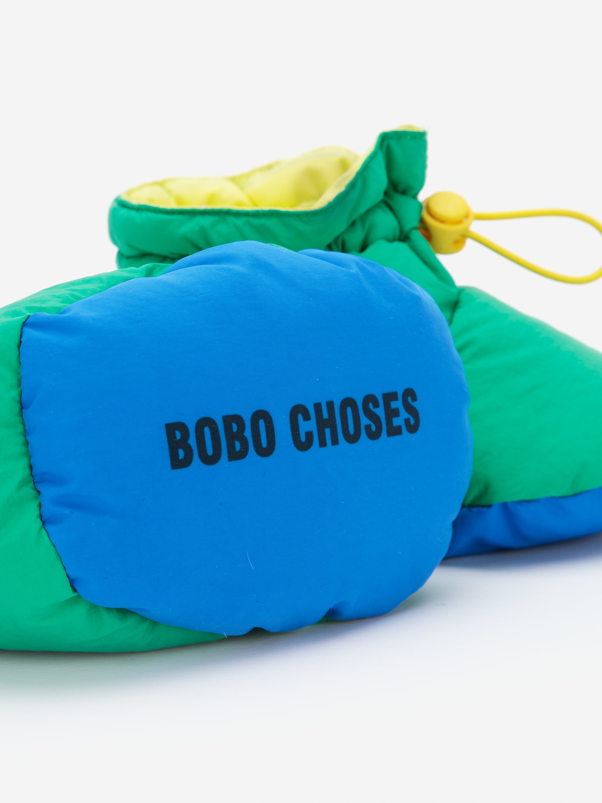 Bobo Choses padded baby booties Green