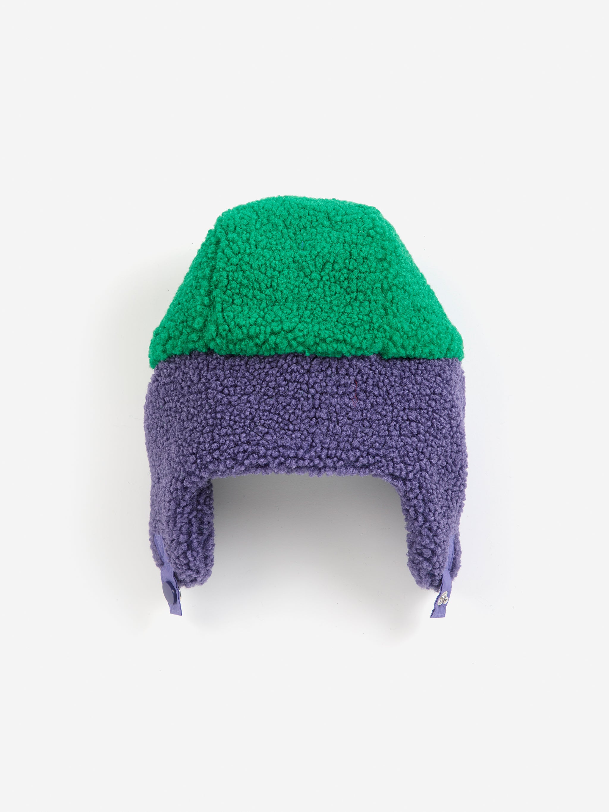 Bobo Choses color block sheepskin chapka multicolor