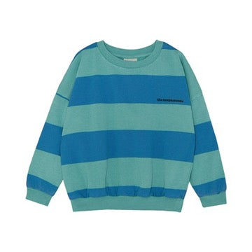 Blue Stripes Oversized Kids Sweatshirt - BIG & BELG