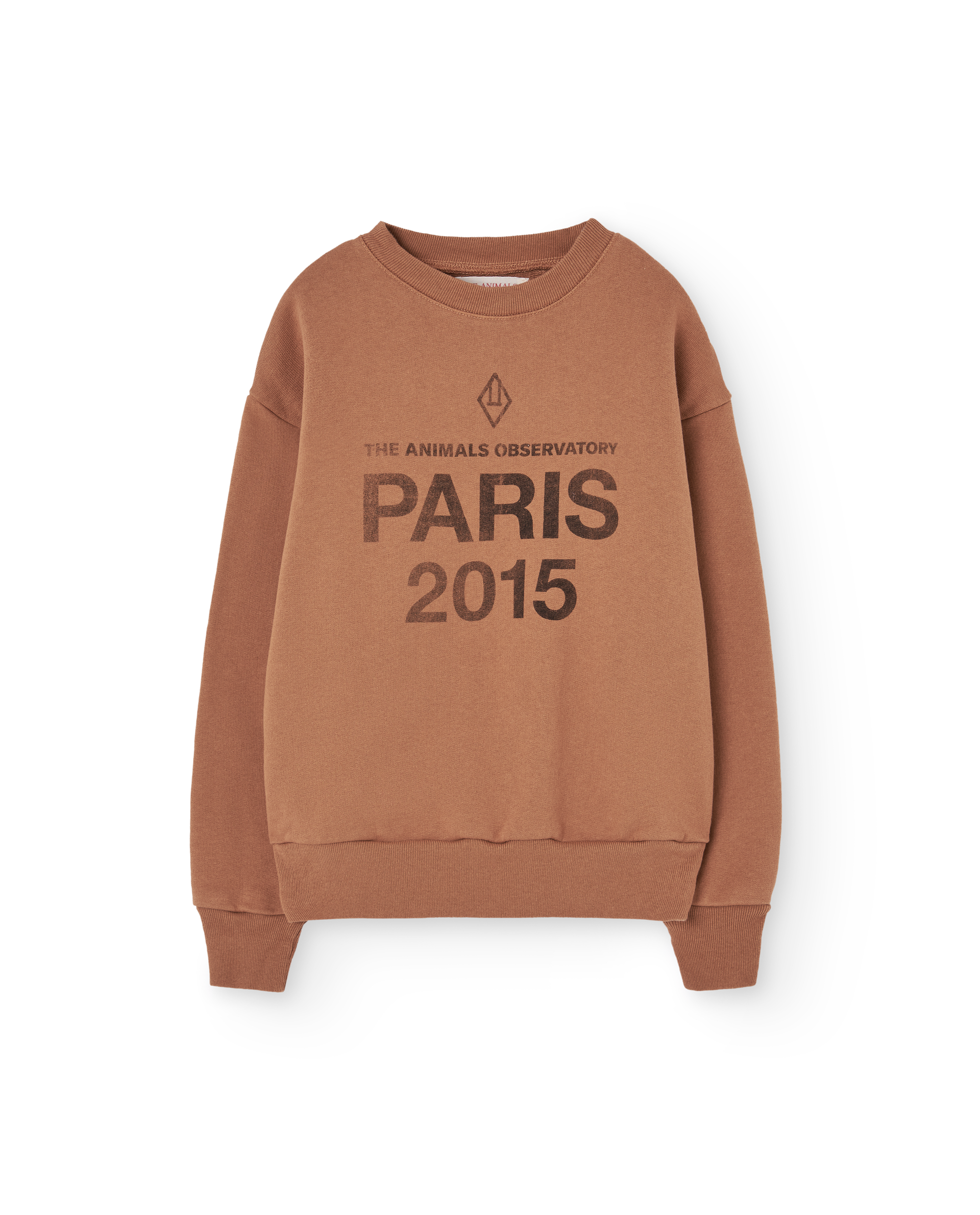 BEAR KID SWEATSHIRT ALMOND BROWN - BIG & BELG