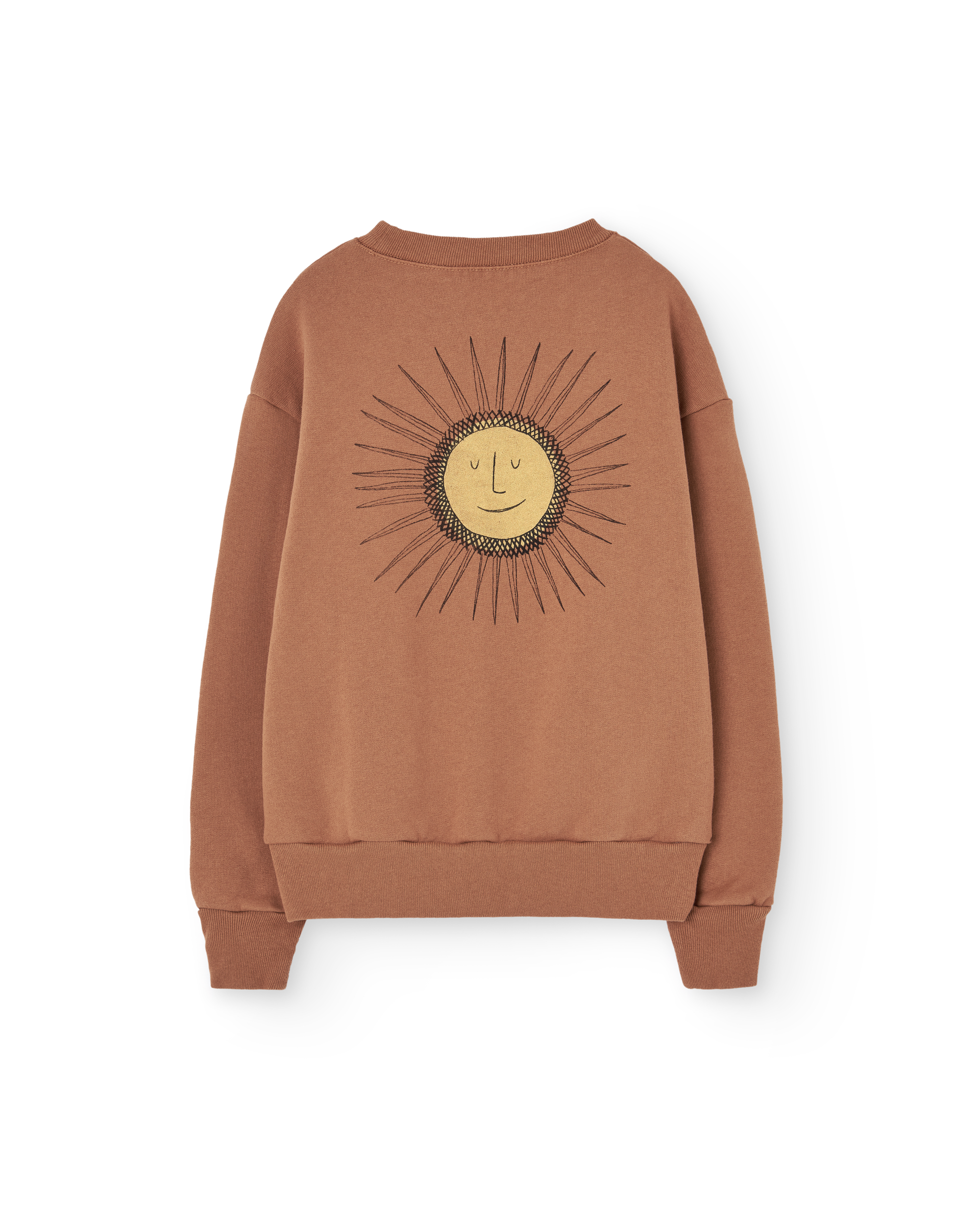 BEAR KID SWEATSHIRT ALMOND BROWN - BIG & BELG