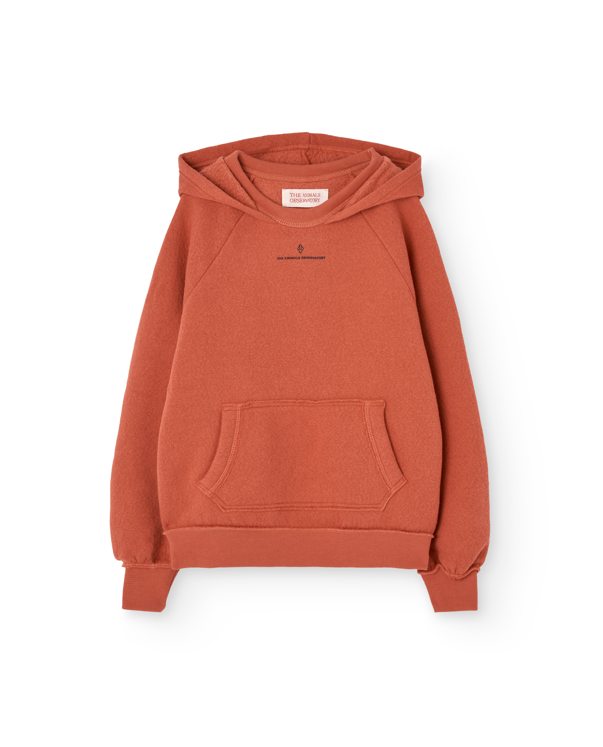 BEAVER KID HOODIE FIG RED - BIG & BELG