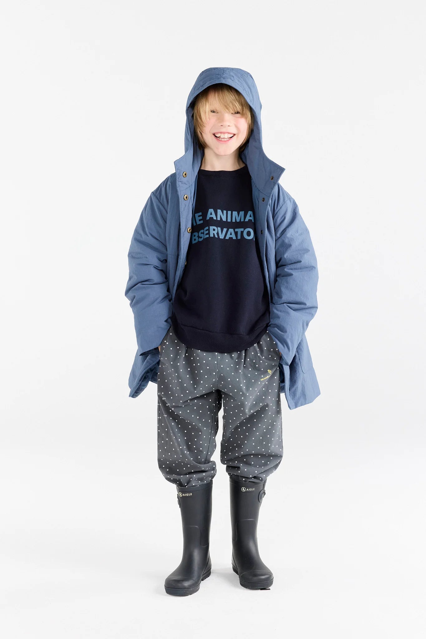 ELEPHANT KID PANTS DARK GREY - BIG & BELG