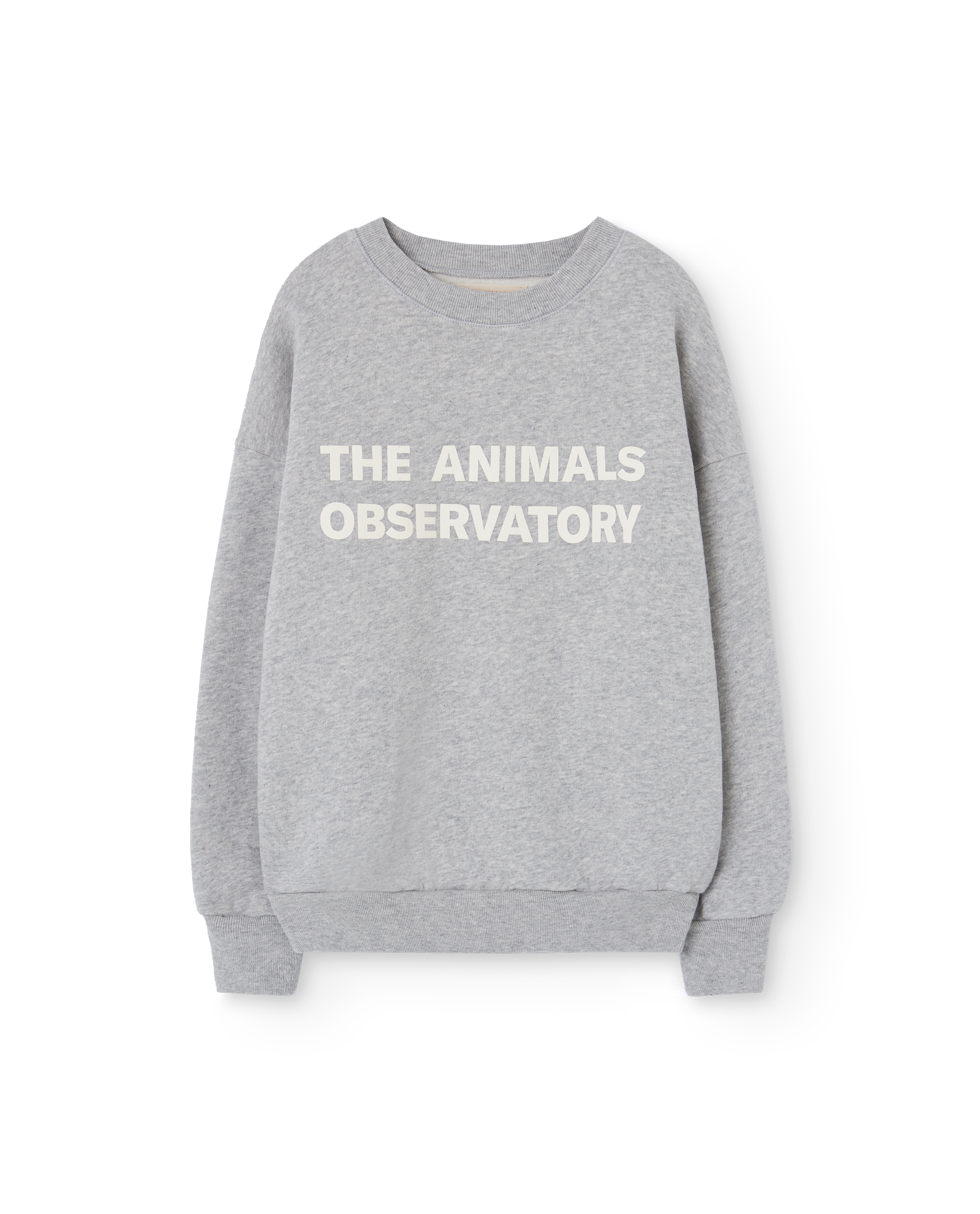 LEO KID SWEATSHIRT MEDIUM GREY HEATHER - BIG & BELG