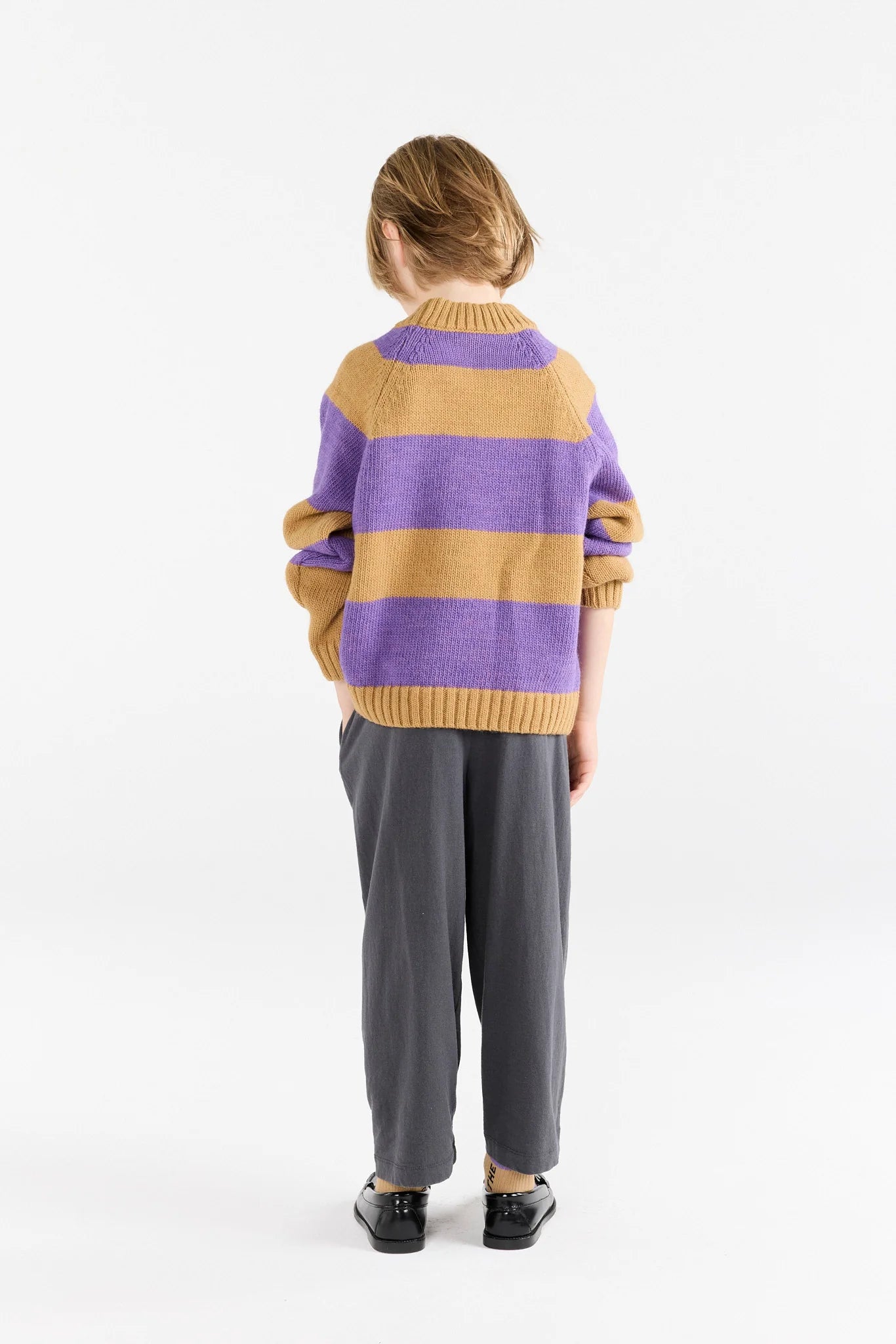 STAG KID SWEATPANTS DARK GREY - BIG & BELG