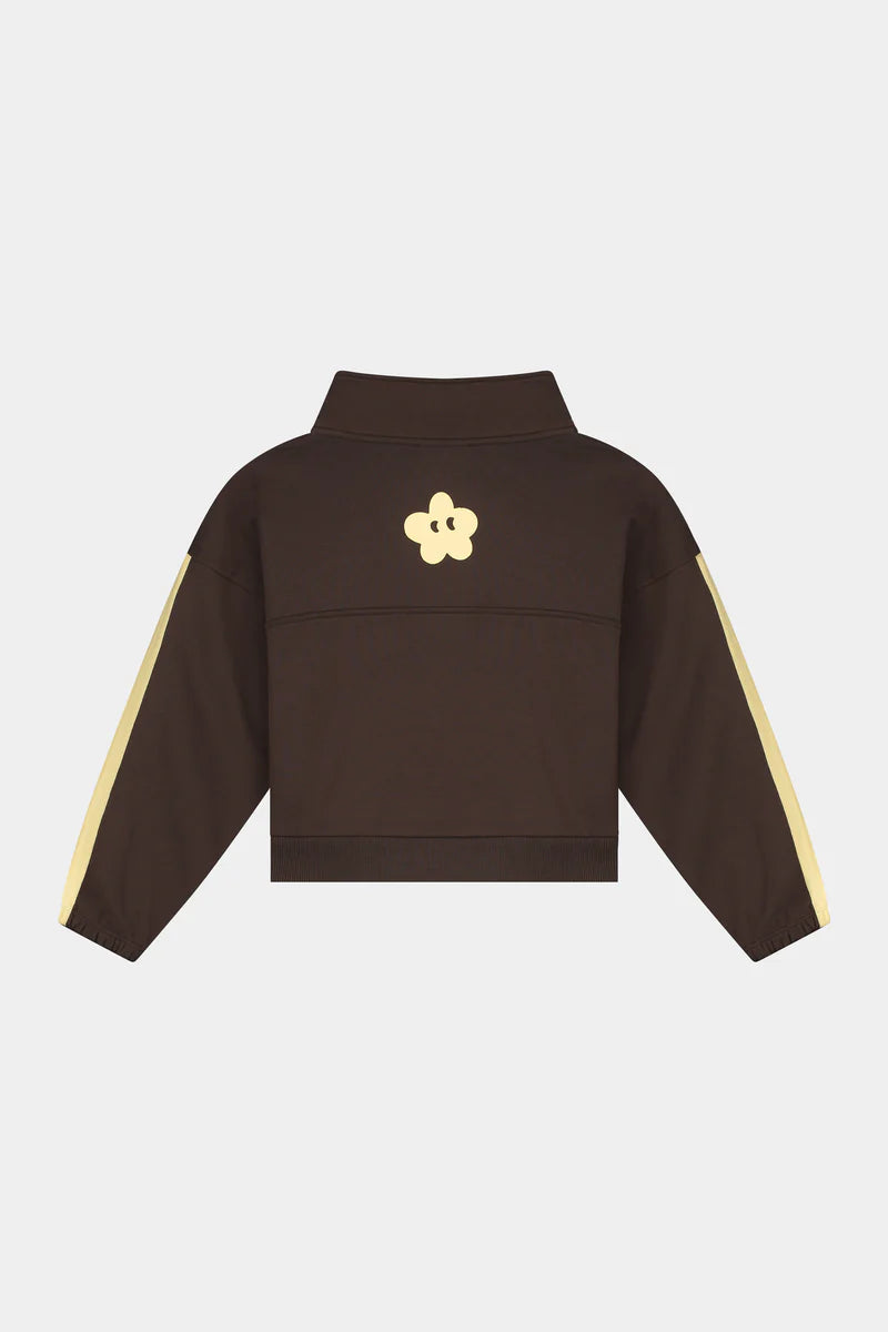 Half-Zip Sweater Brown