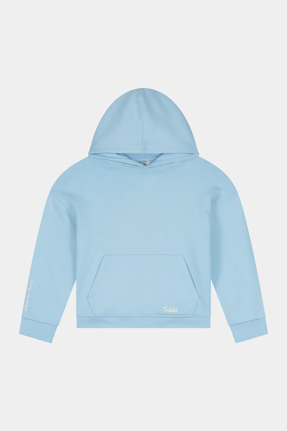Watch Me Bloom Oversized Hoodie Blue