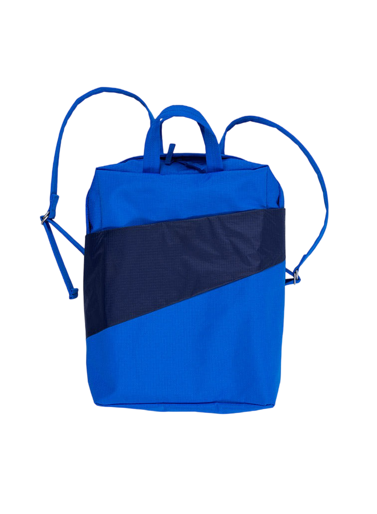 The New Backpack Blue & Navy - BIG & BELG