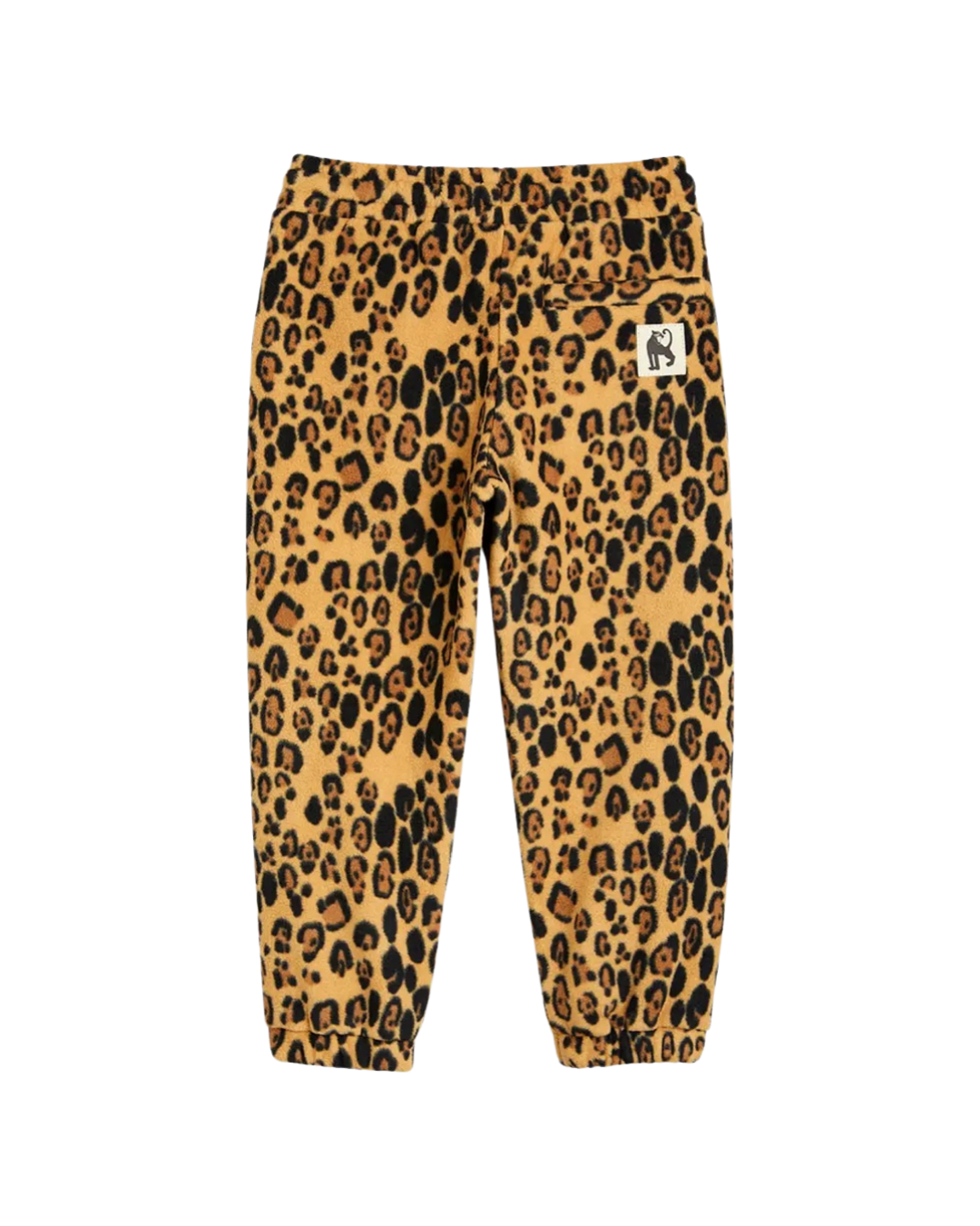 Leopard fleece trousers
