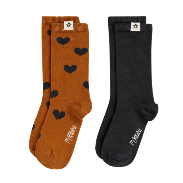 Basic hearts 2-pack socks