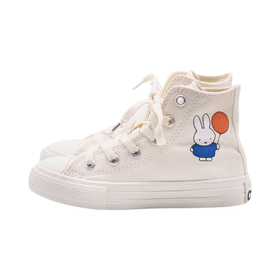Pop x Miffy Converse kids chuck Taylor Hi Off White