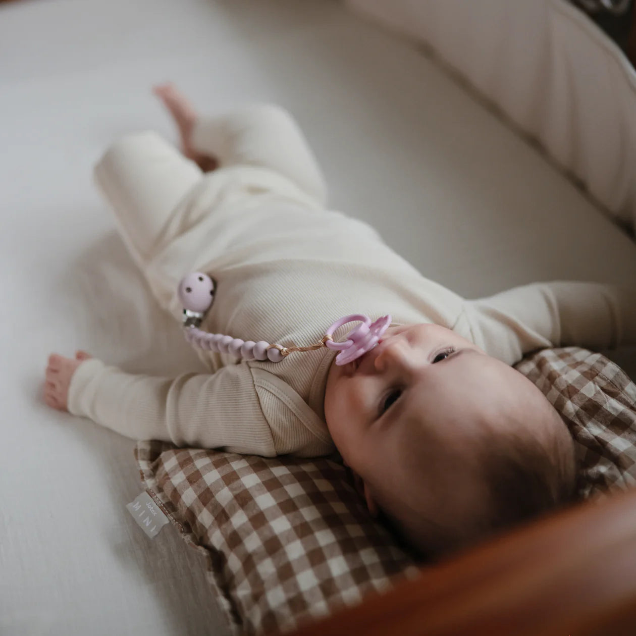 Pacifier clip Hera - Soft Lilac