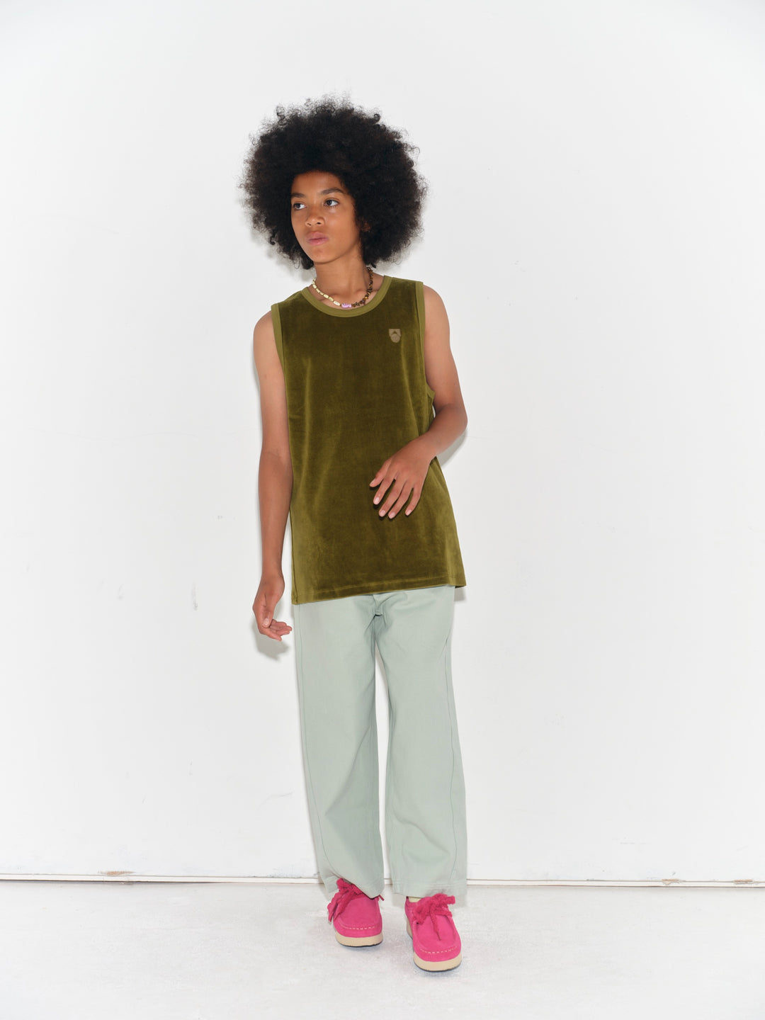 Relaxed Pant - Celadon Twill - BIG & BELG