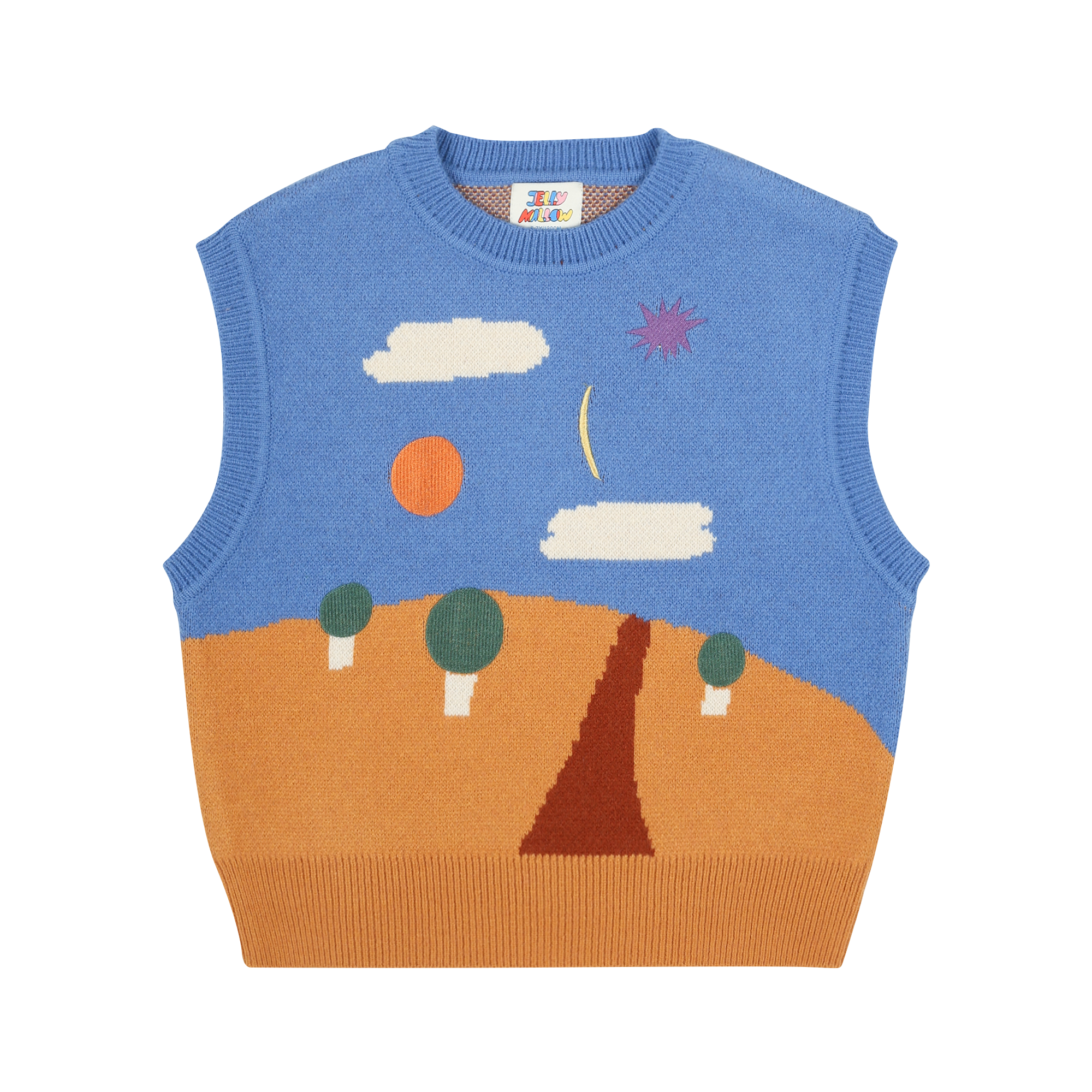Landscape Knit Vest - BIG & BELG