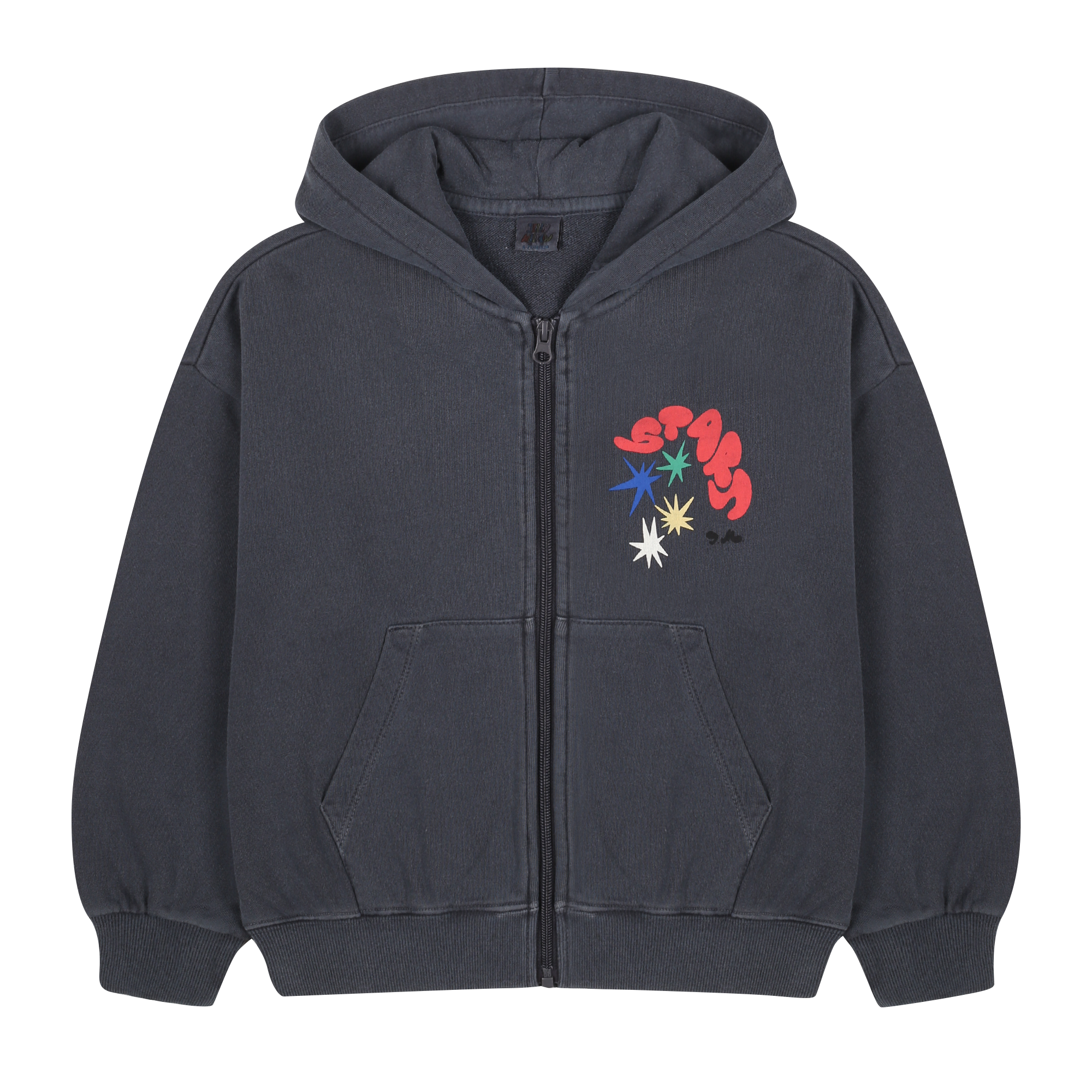 Stars Pigment Hoodie Zip-up - BIG & BELG