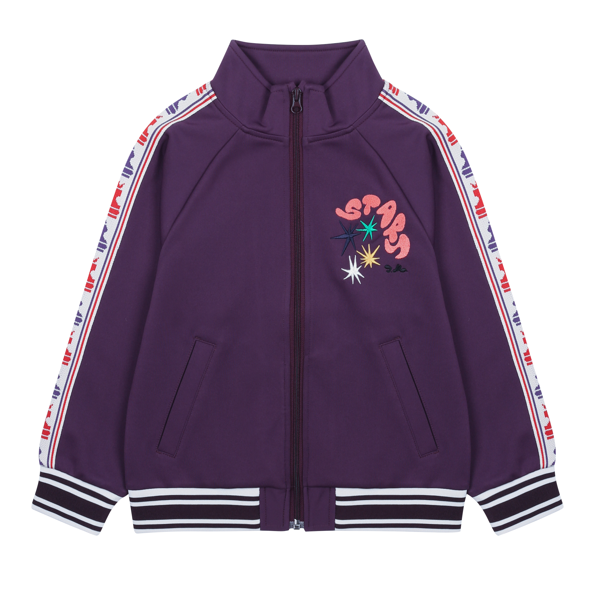 Chess Track Jacket_Purple - BIG & BELG
