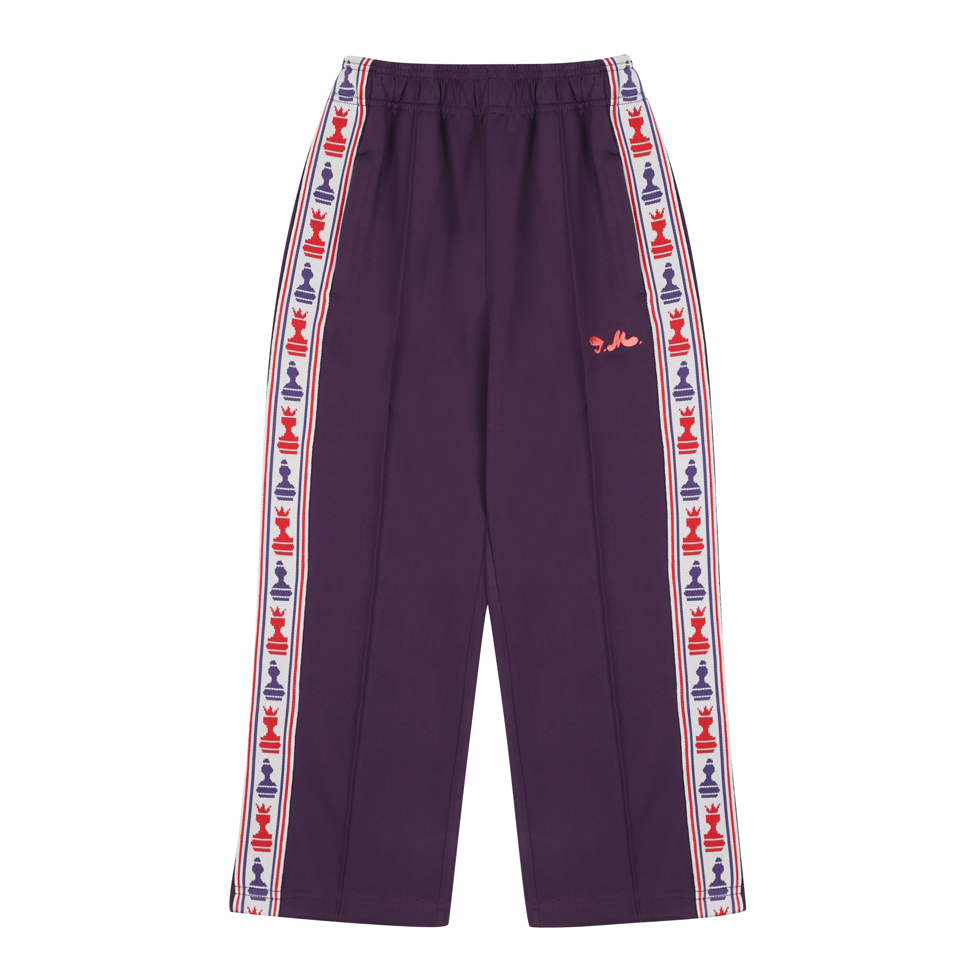 Chess Track Pants_Purple - BIG & BELG