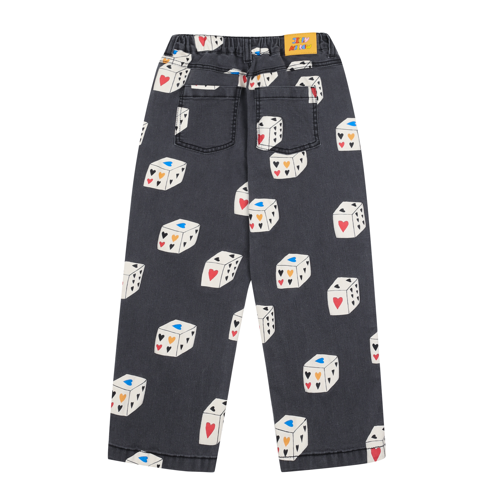 Heart Dice Denim Pants - BIG & BELG