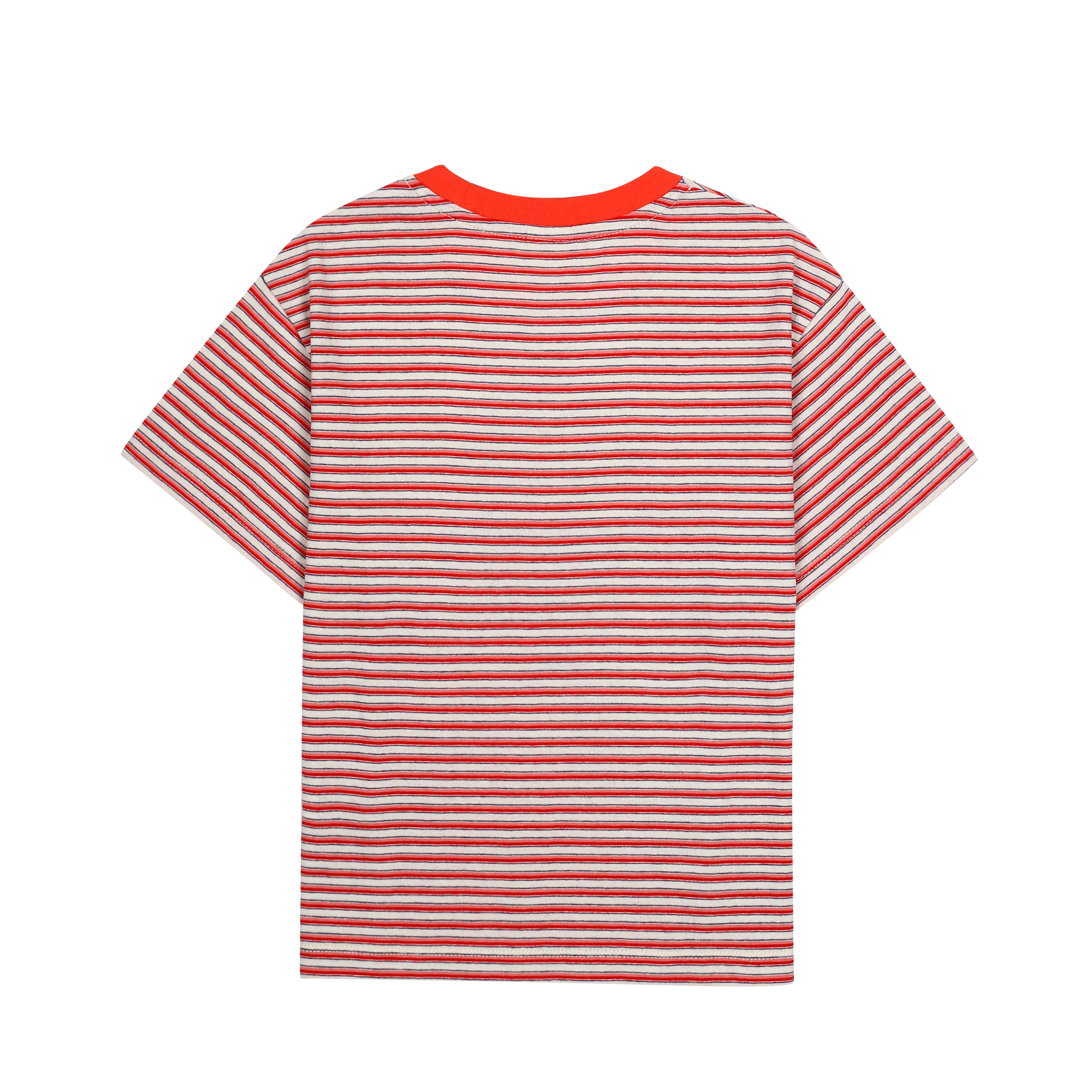 Heartchain Stripe T-shirt_RED - BIG & BELG