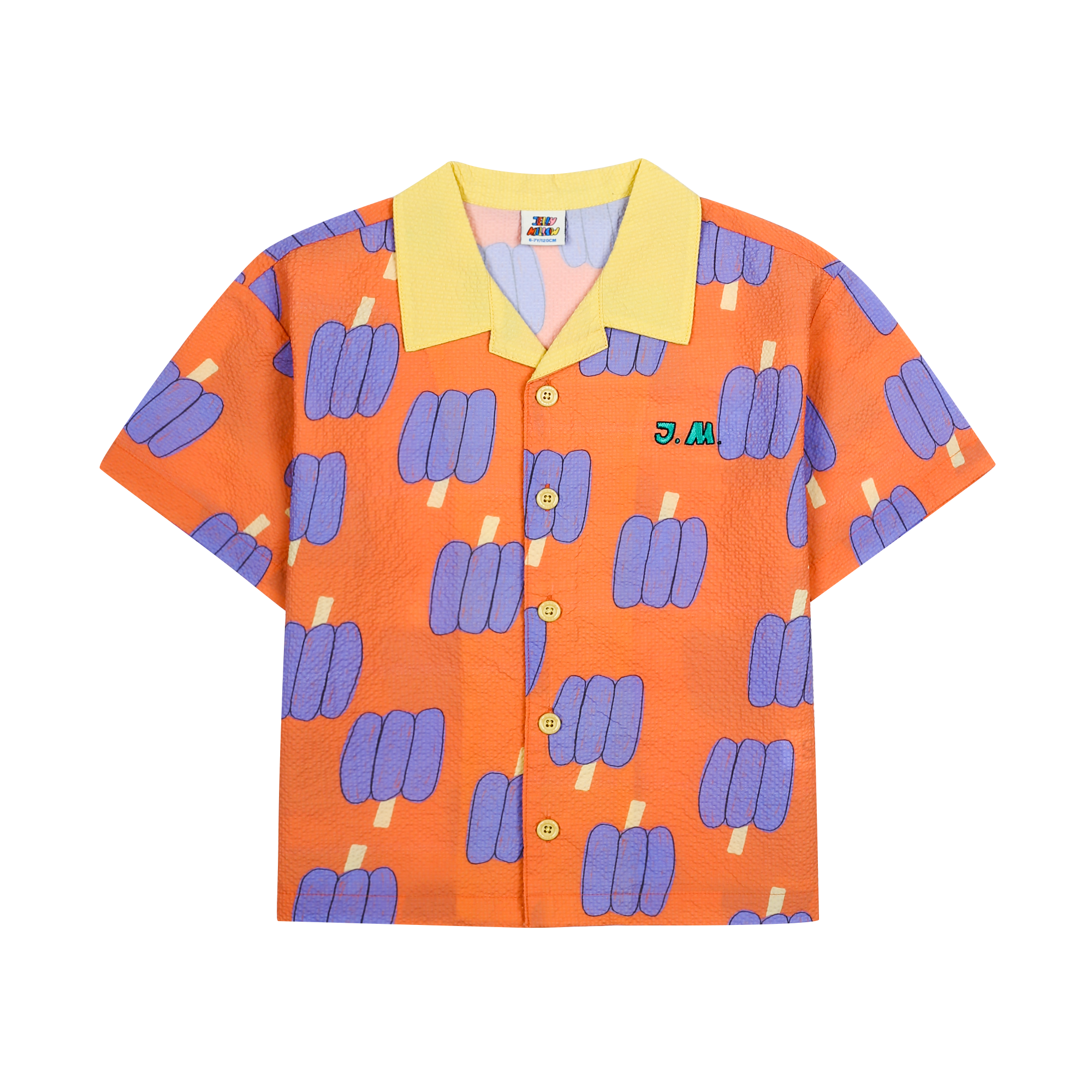 Bell Pepper Seersucker Shortsleeve Shirt