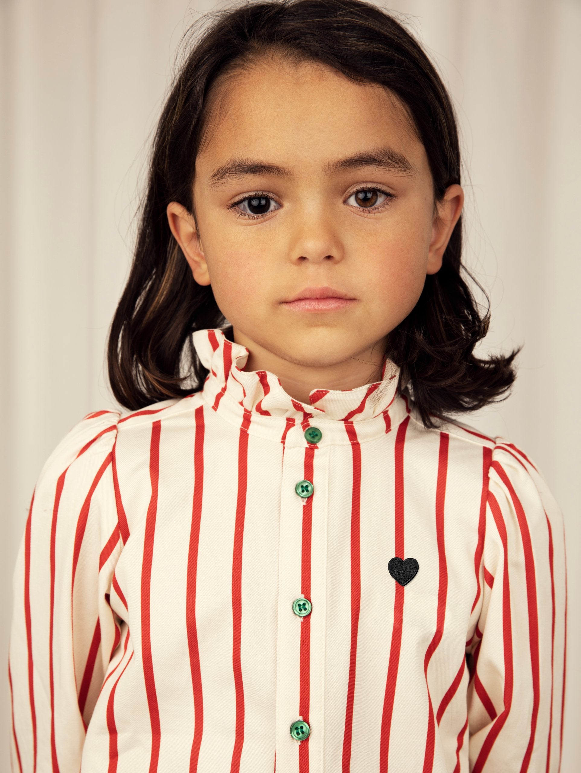 Stripe woven blouse