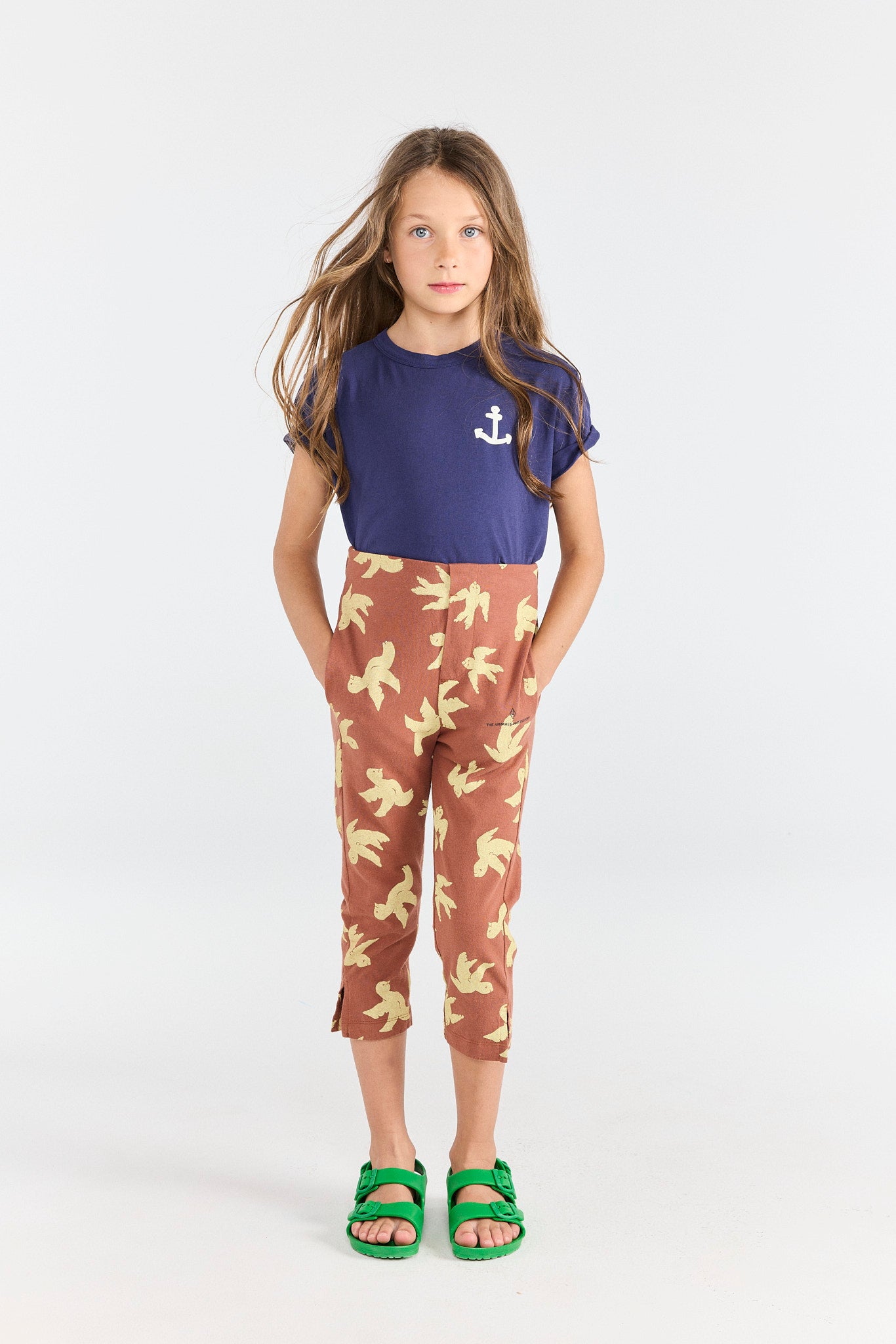 ROOSTER KID T-SHIRT DEEP BLUE - BIG & BELG