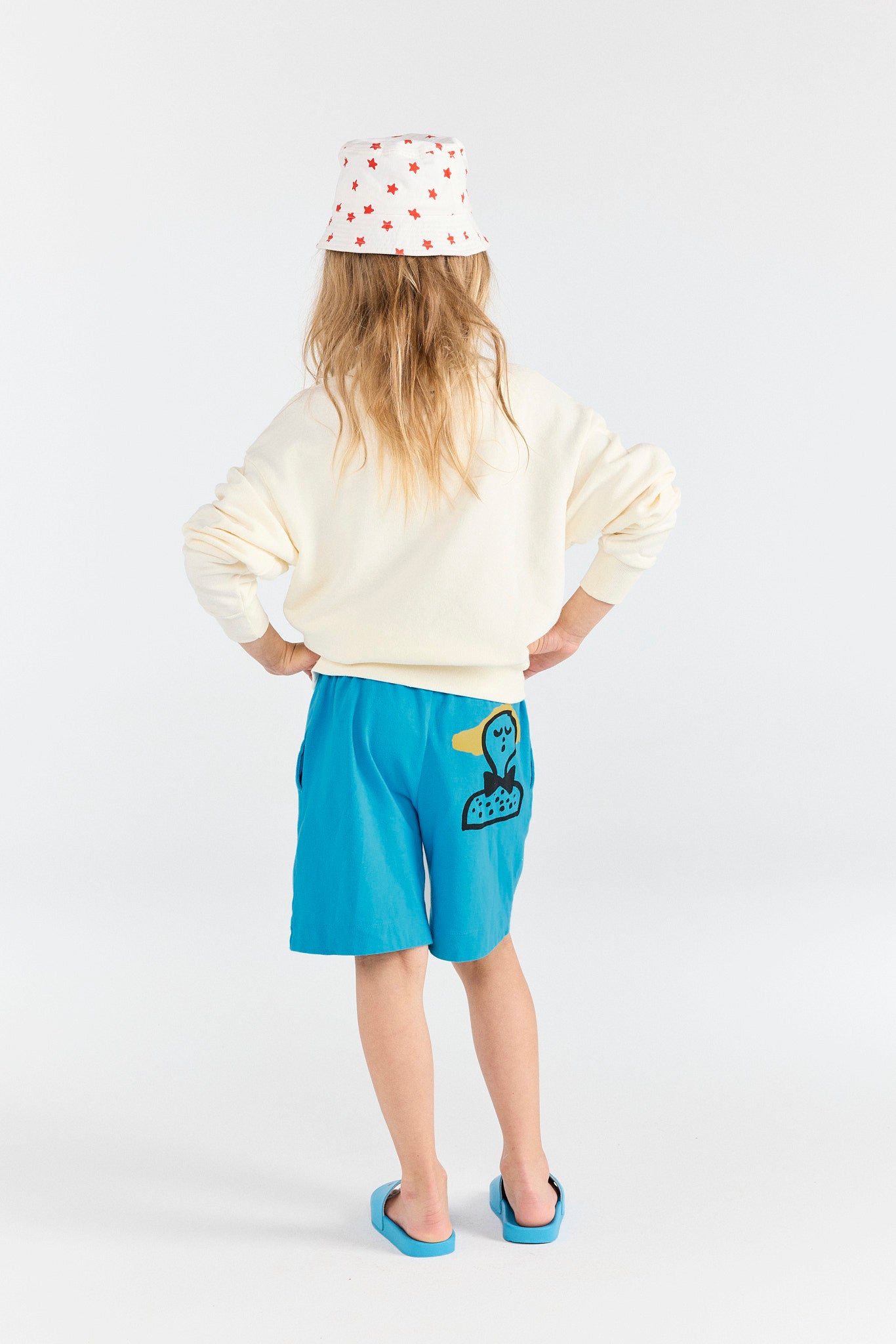 PELICAN KID SHORT SWEATPANTS - BIG & BELG
