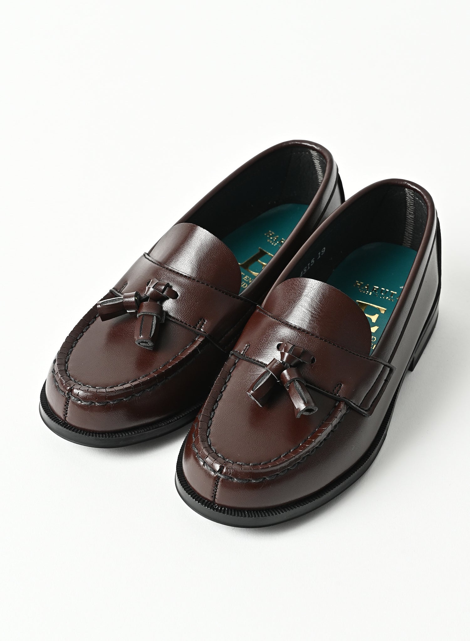 Penny Loafers Brown Tassel HARUTA EAST END HIGHLANDERS ローファー 18cm