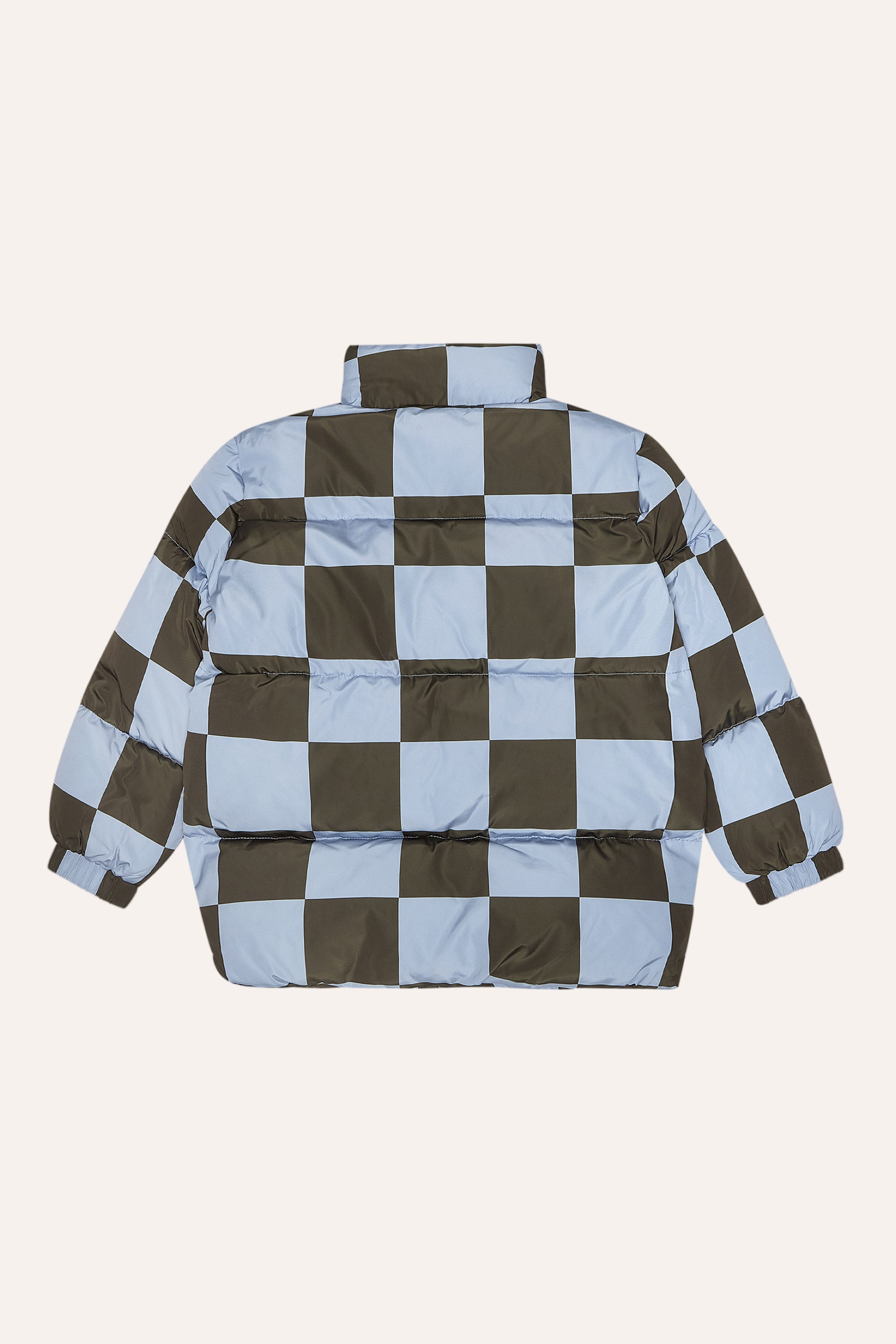 Checked Puffer Jacket