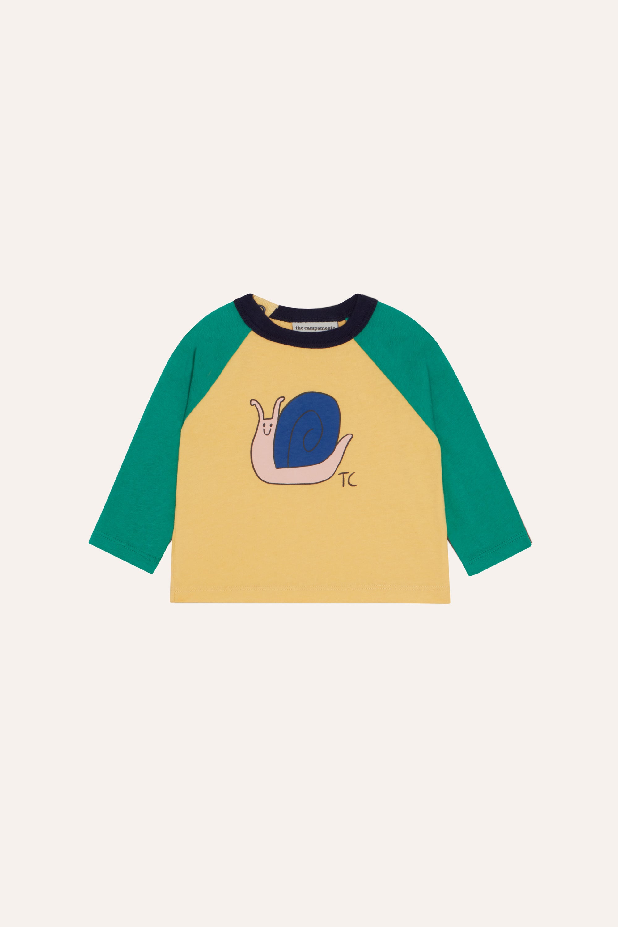 Snail Color Block Baby Tshirt