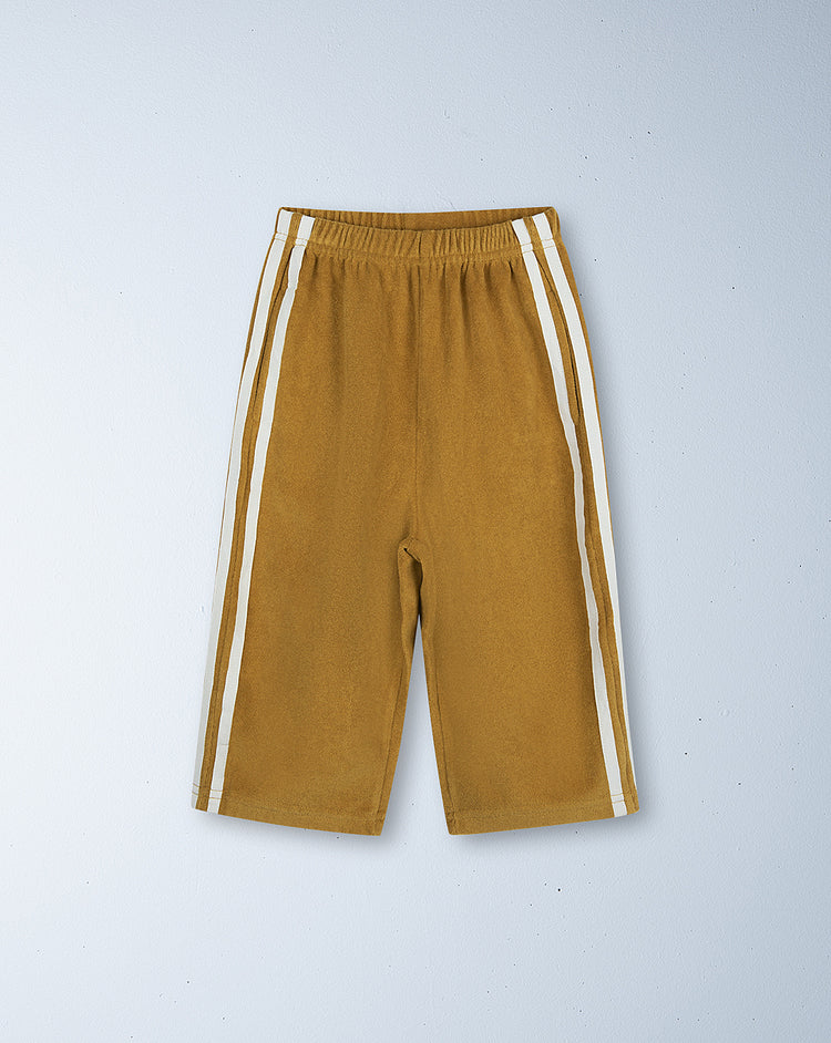 twin stripe pant olive