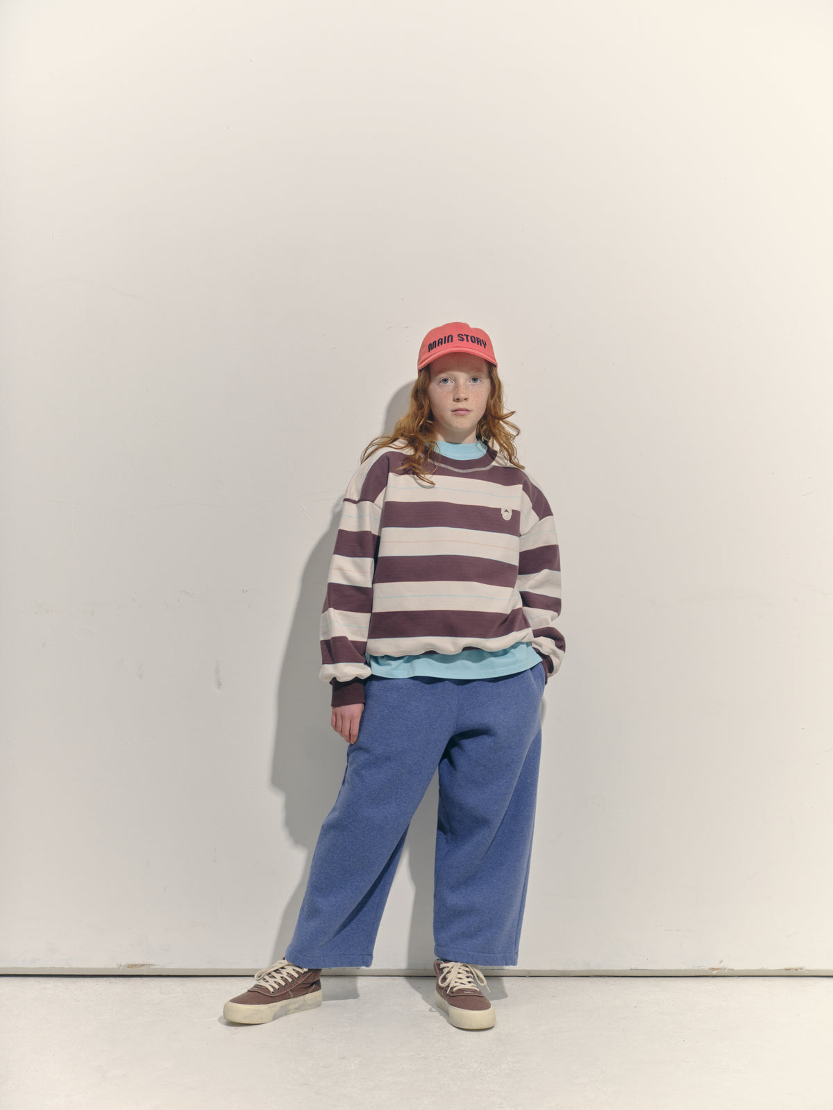 Bubble Sweatshirt - Conker Stripe