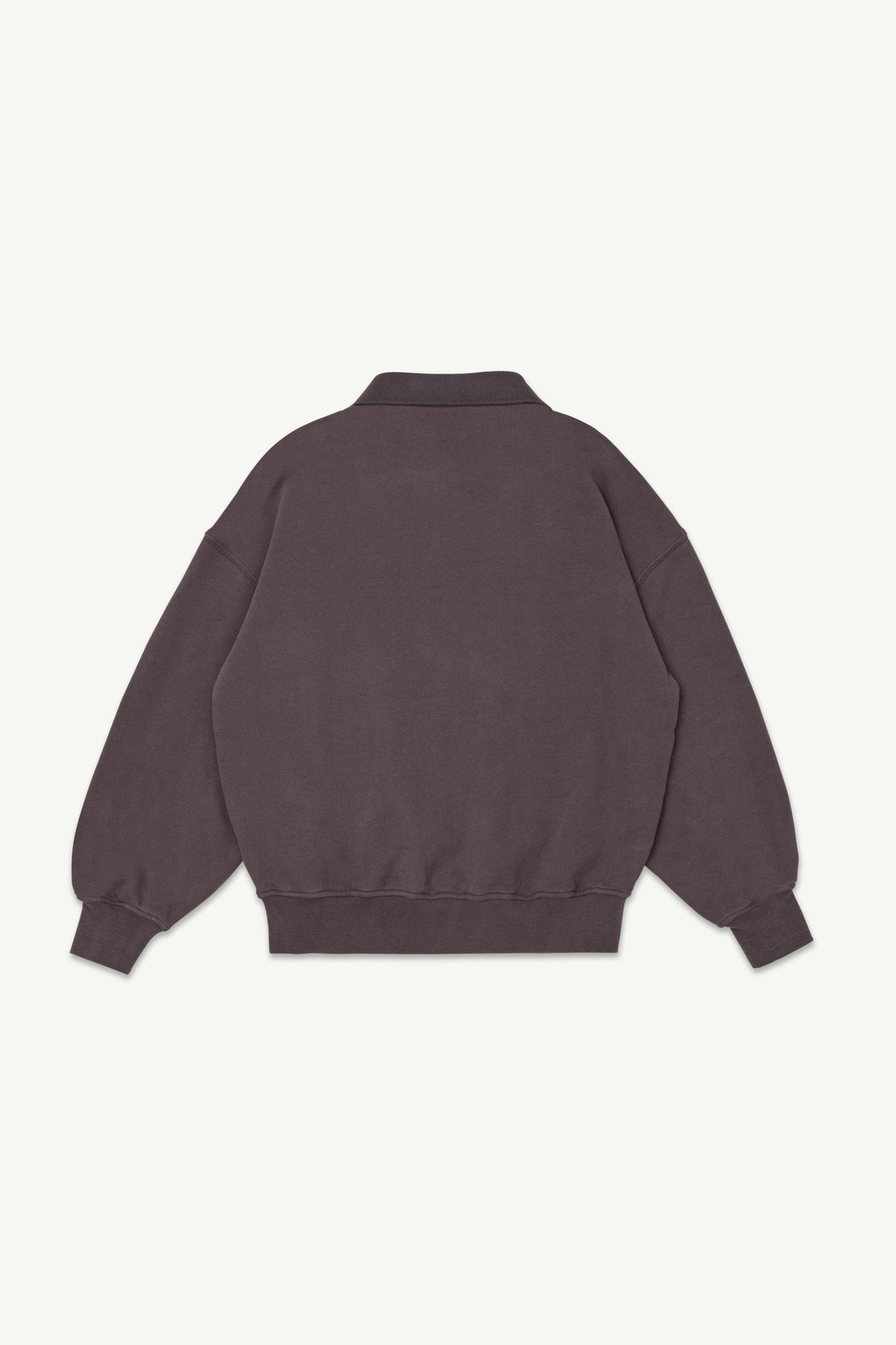 Polo Sweatshirt - Dark Cherry