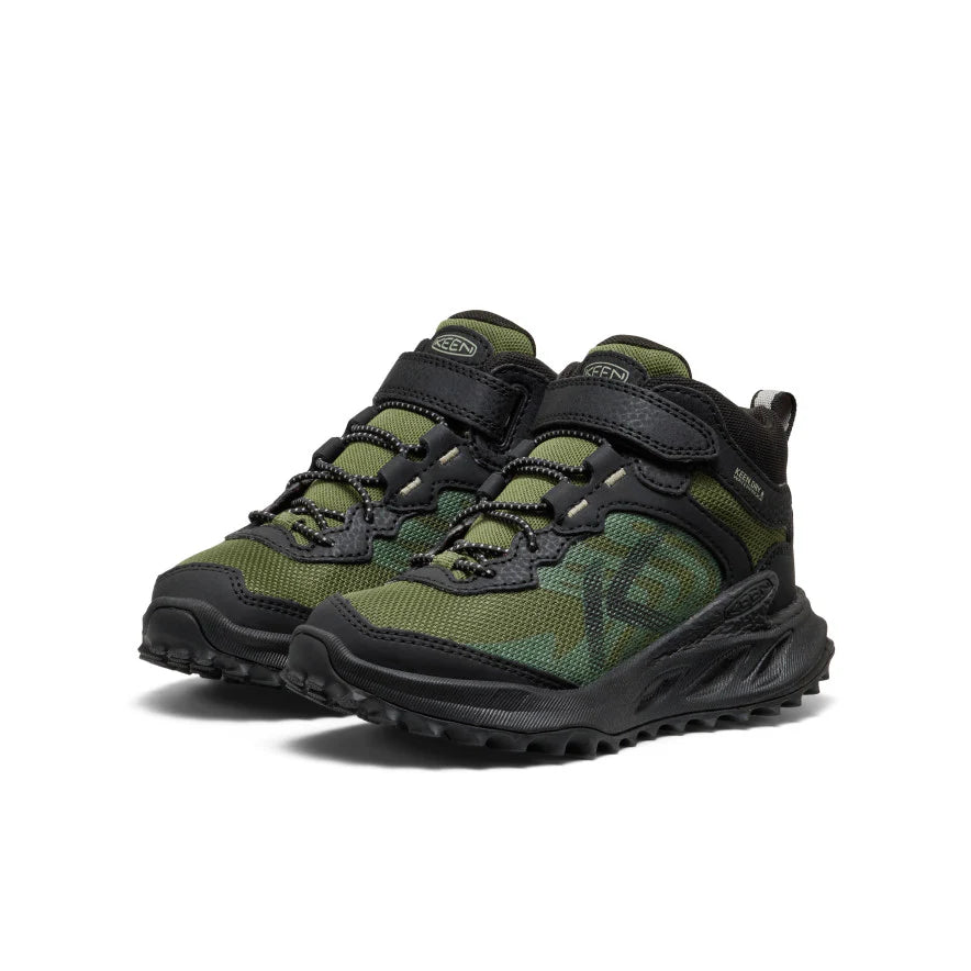 ZIONIC MID Little Kids - BLACK/BRONZE GREEN - BIG & BELG