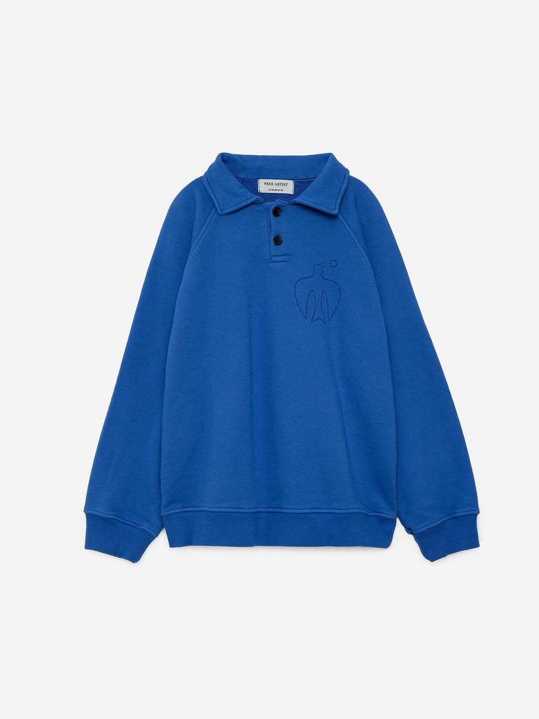 Polo Sweatshirt nº01 Sapphire Blue - BIG & BELG