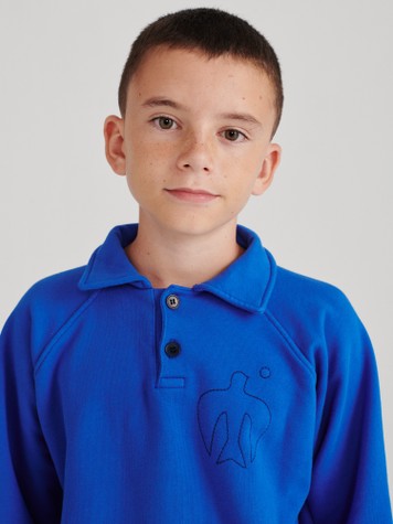 Polo Sweatshirt nº01 Sapphire Blue - BIG & BELG