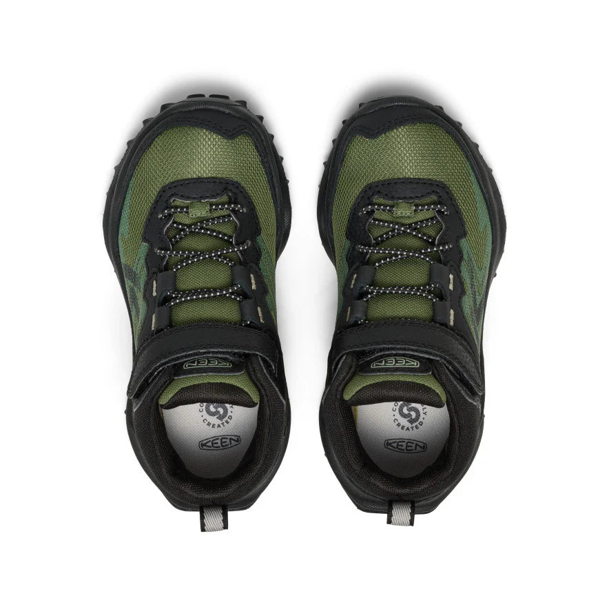 ZIONIC MID Little Kids - BLACK/BRONZE GREEN - BIG & BELG