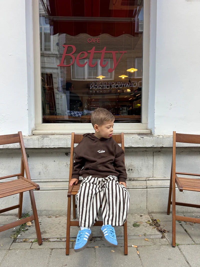 Striped Poplin Pants
